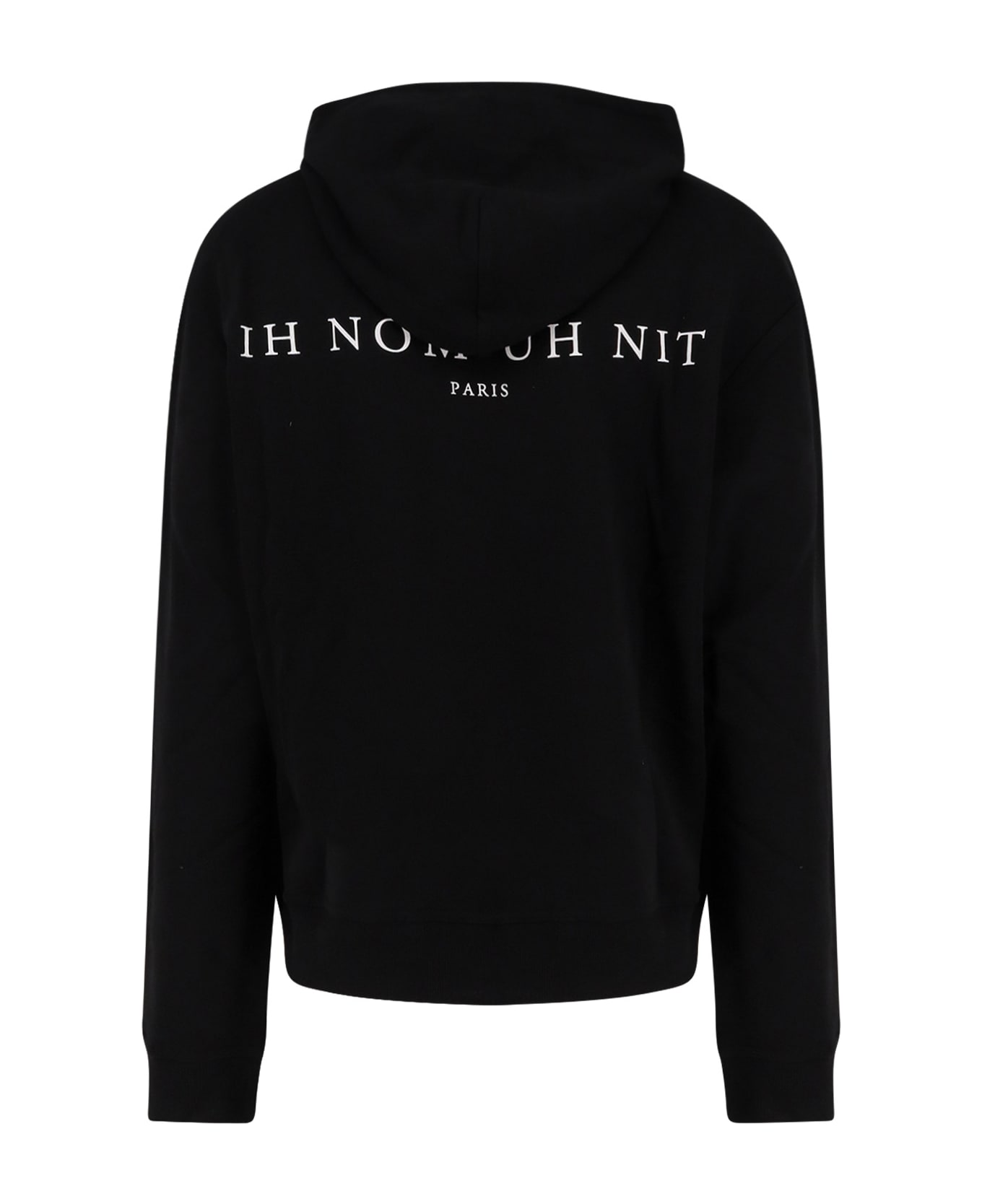 ih nom uh nit Cotton Sweatshirt - BLACK