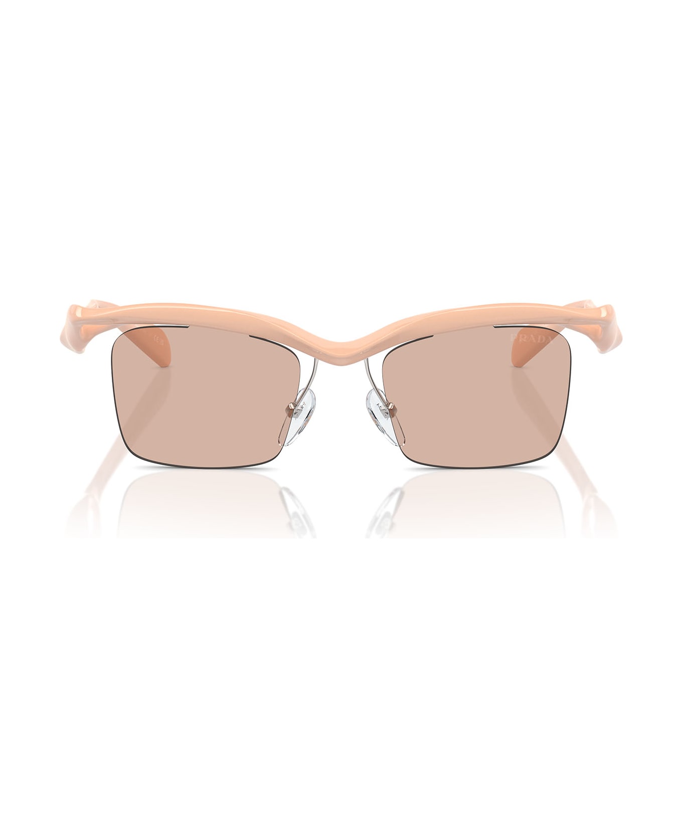 Prada Eyewear Pr A15s Peach Sunglasses - Peach サングラス