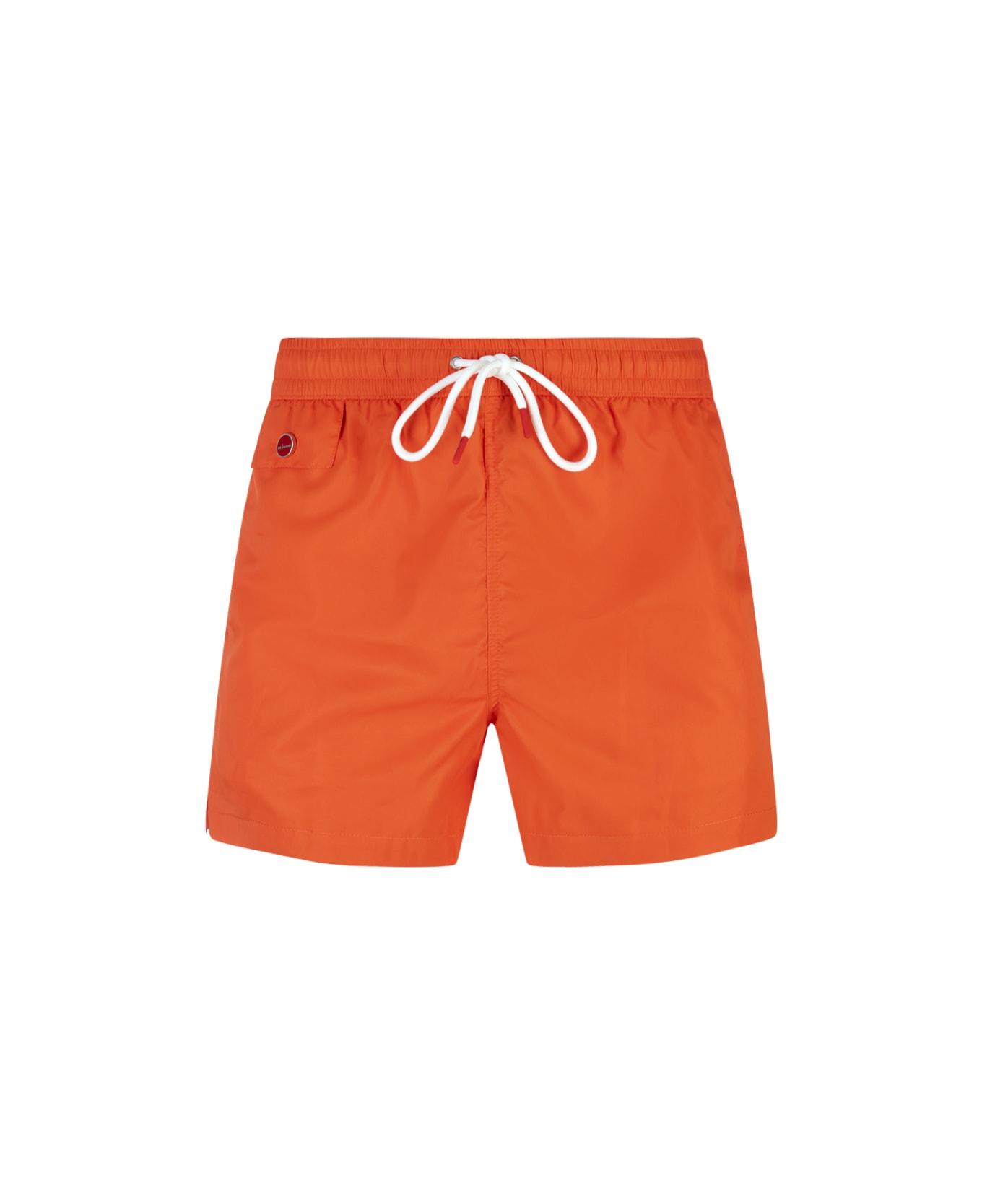 Kiton Orange Swim Shorts - Orange