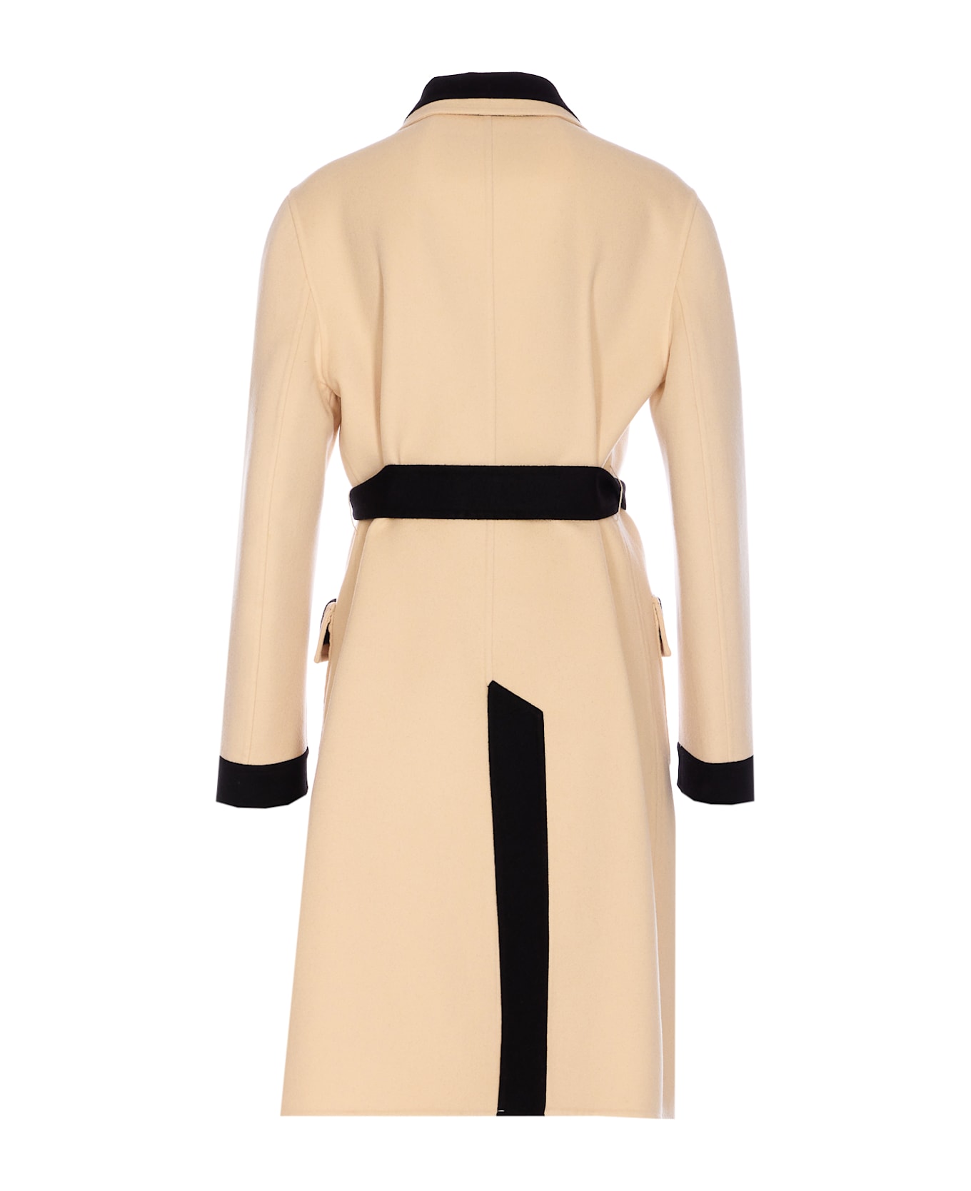 Valentino Garavani Solid Compact Drap Coat - Beige
