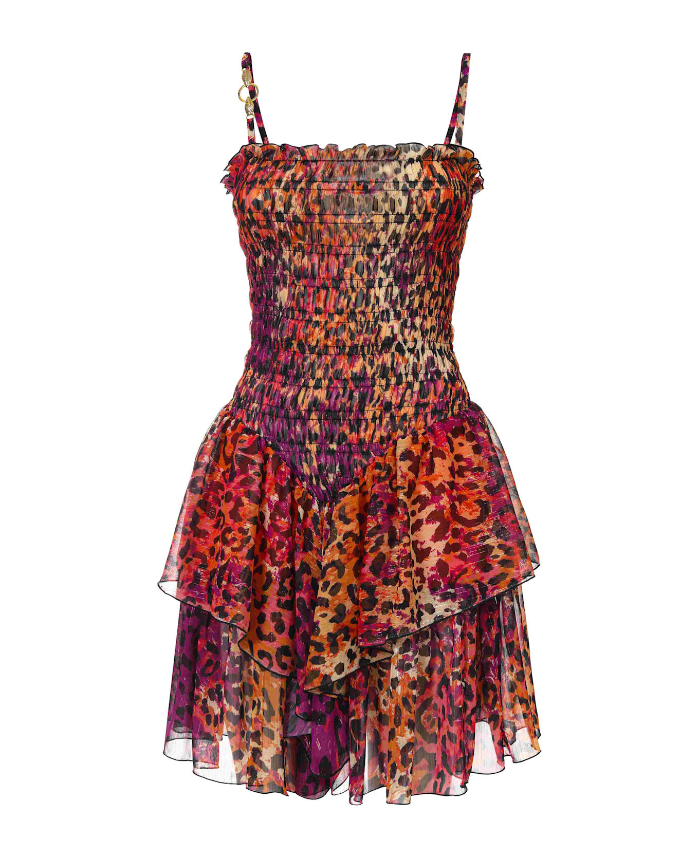 Just Cavalli Pink Knee Lenght Dress - Pink