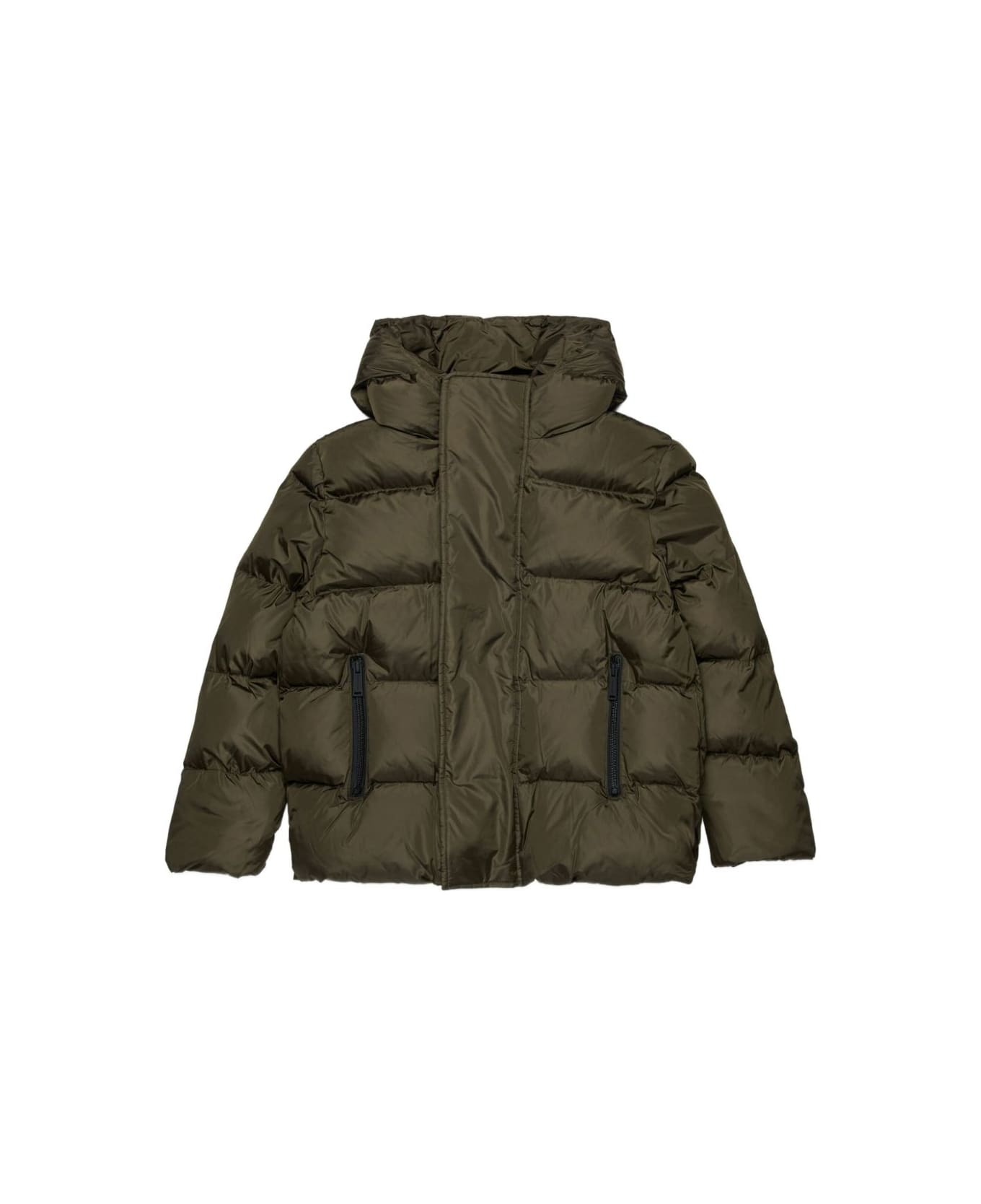 Dsquared2 Kids Hooded Jacket - Green コート＆ジャケット