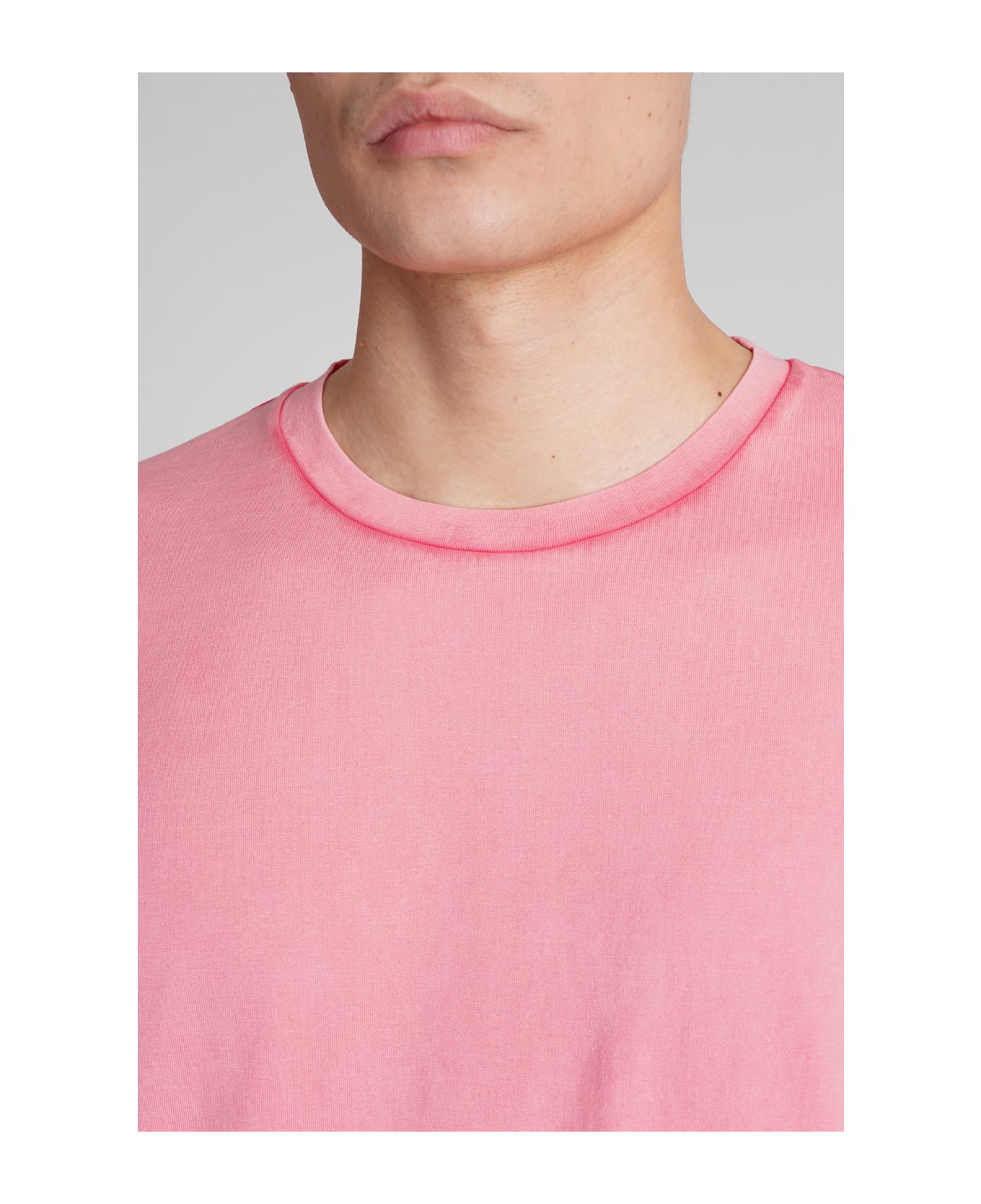 Roberto Collina T-shirt In Rose-pink Cotton - rose-pink シャツ