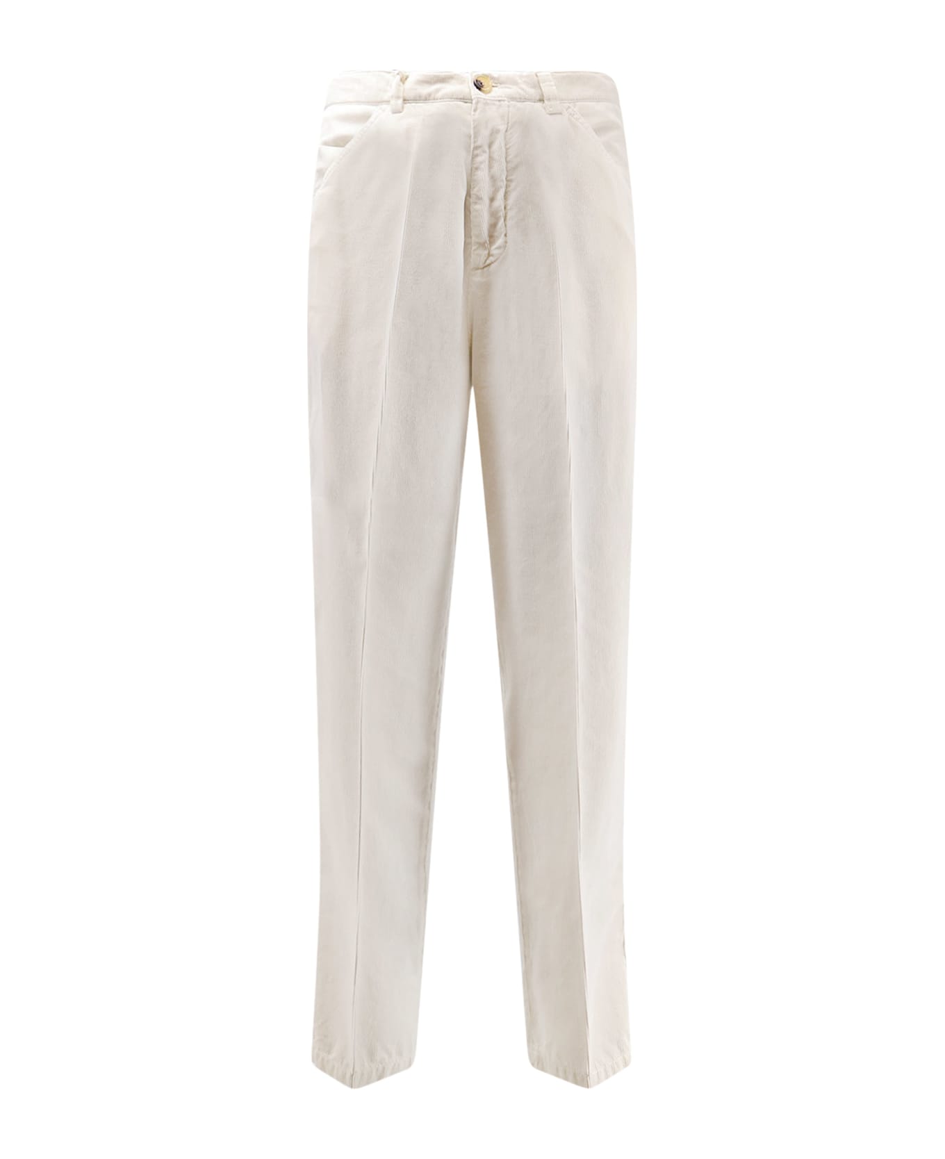Brunello Cucinelli Corduroy Trousers - White
