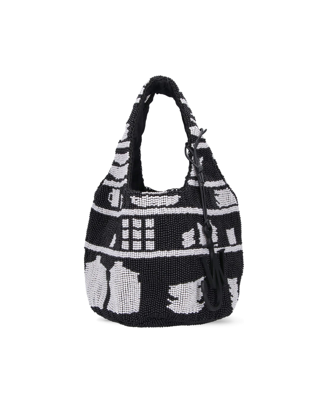 J.W. Anderson Beads Mini Bag - White/Black
