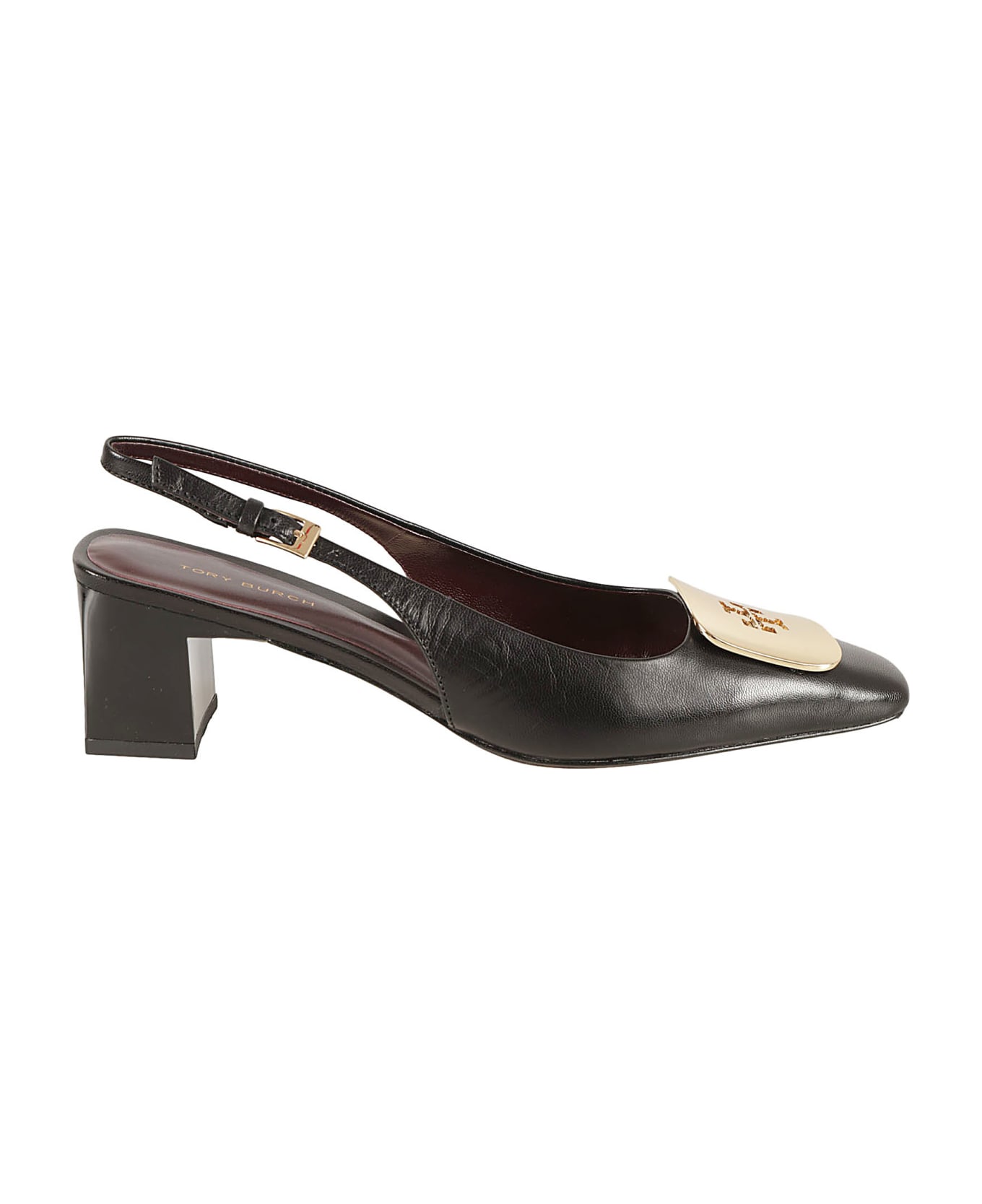 Tory Burch Georgia Slingback Pumps - Perfect Black