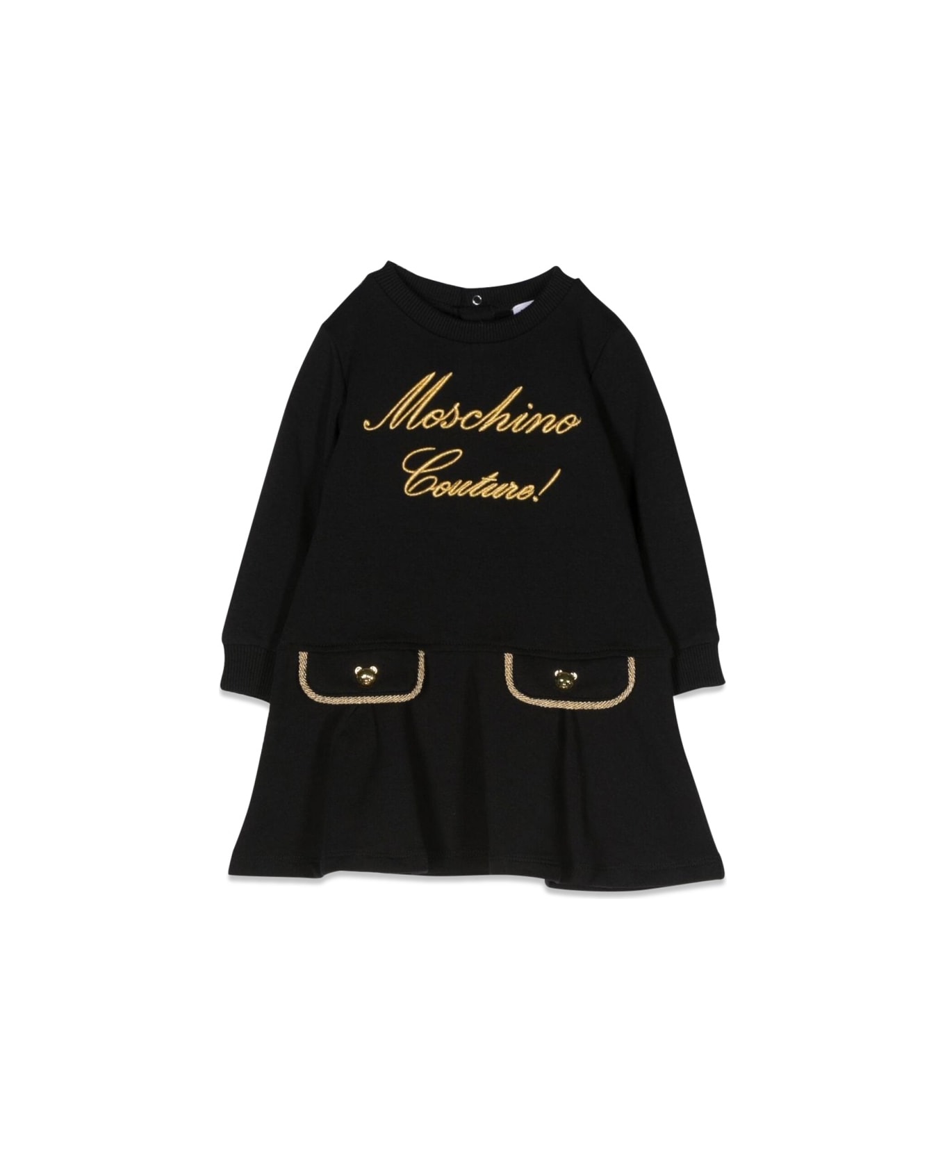 Moschino M/l Logo Dress - BLACK ワンピース＆ドレス