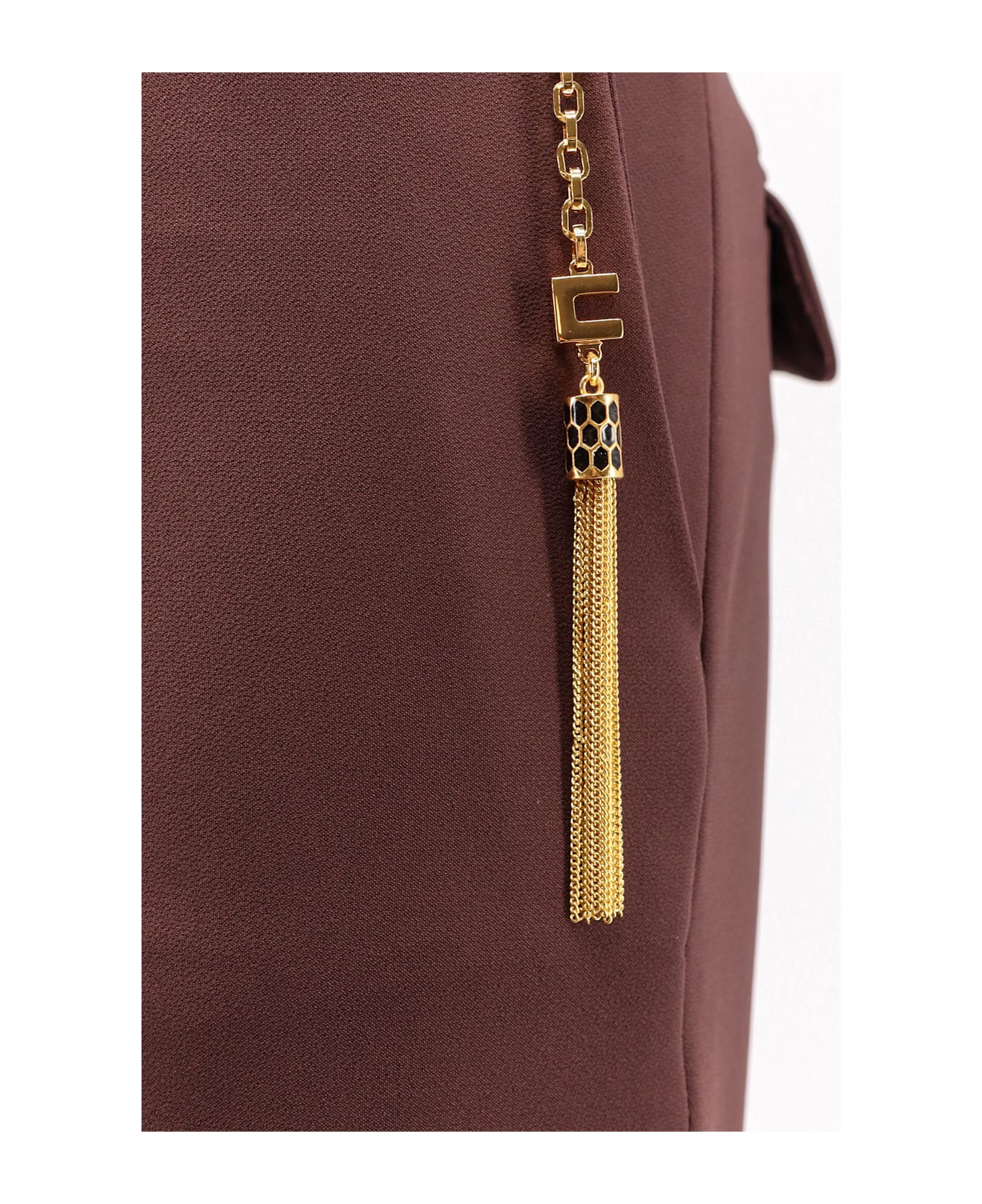 Elisabetta Franchi Cady Trousers - Merlot