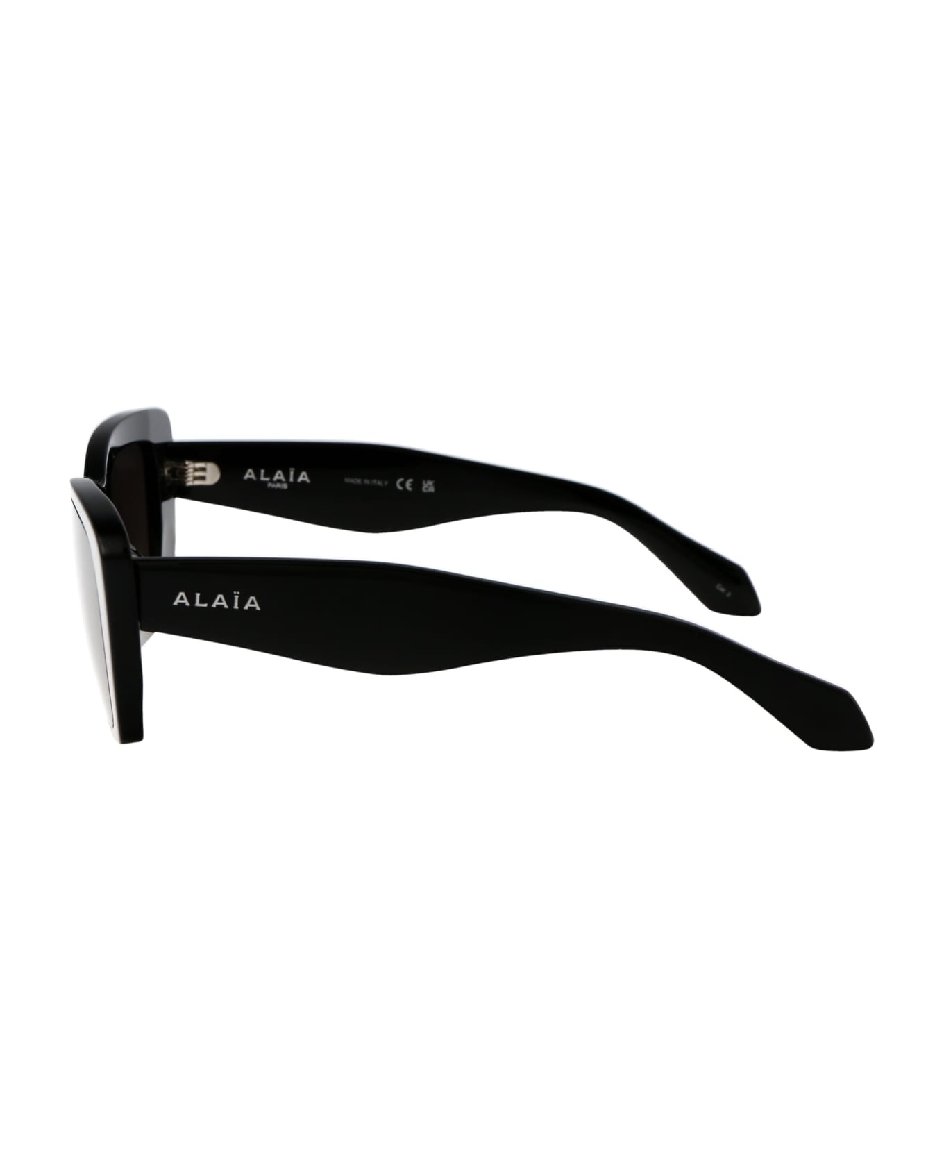 Alaia Aa0070s Sunglasses - 001 BLACK BLACK GREY