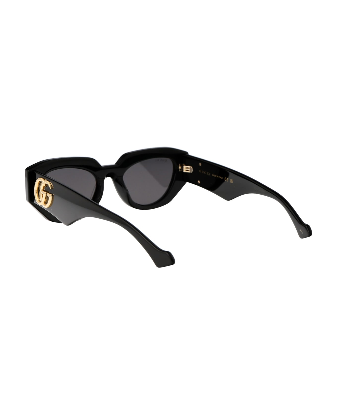 Gucci Eyewear Gg1421s Sunglasses - 001 BLACK BLACK GREY
