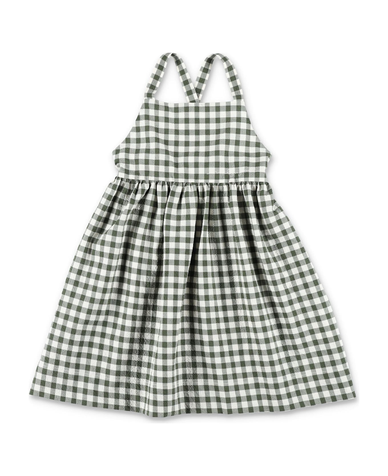 Il Gufo Dress - GREEN