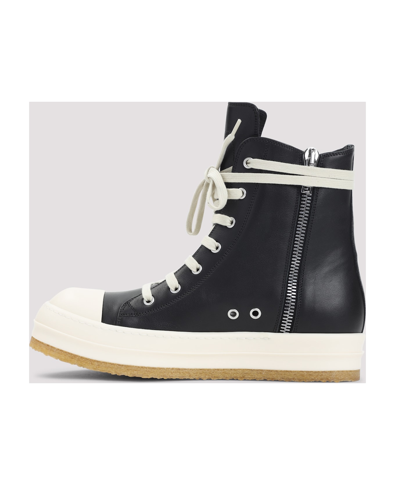 Rick Owens Creep Sneakers - Black Milk Milk