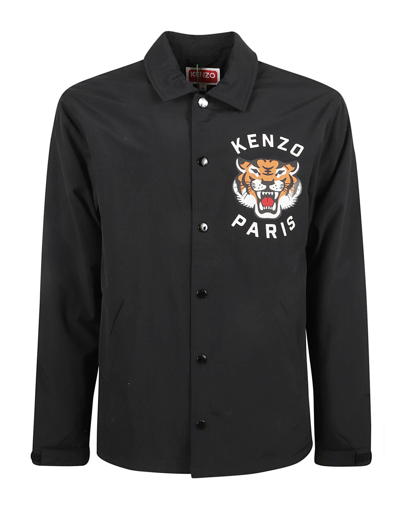 Kenzo Lucky Tiger Padded Coach Shirt - Black