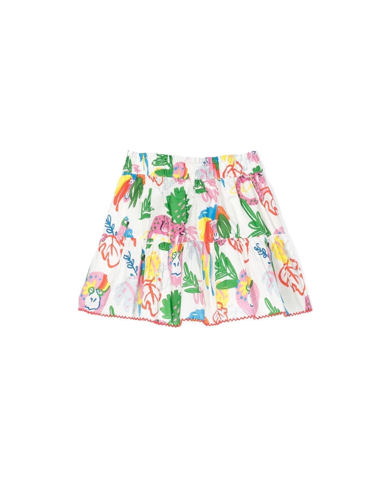 Stella McCartney Kids Skirt - Mc Ivory Colourful