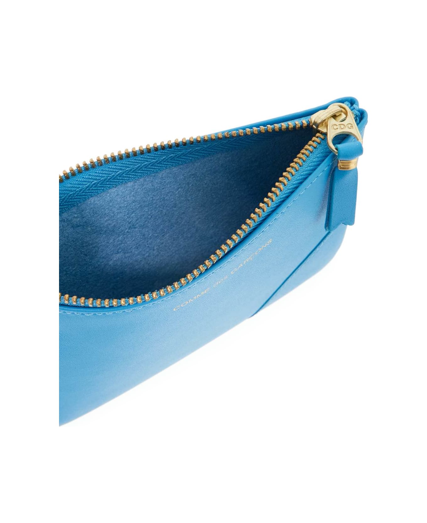 Comme des Garçons Wallet 'classic Leather Mini Pouch For Everyday - BLUE (Light blue)