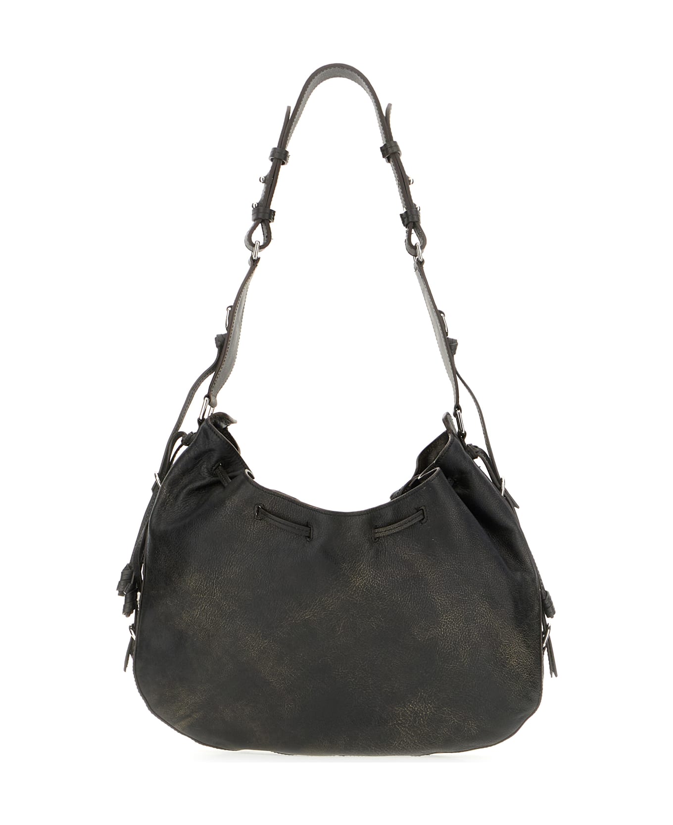 Isabel Marant Dark Brown Leather Bolton Shoulder Bag - BROWN