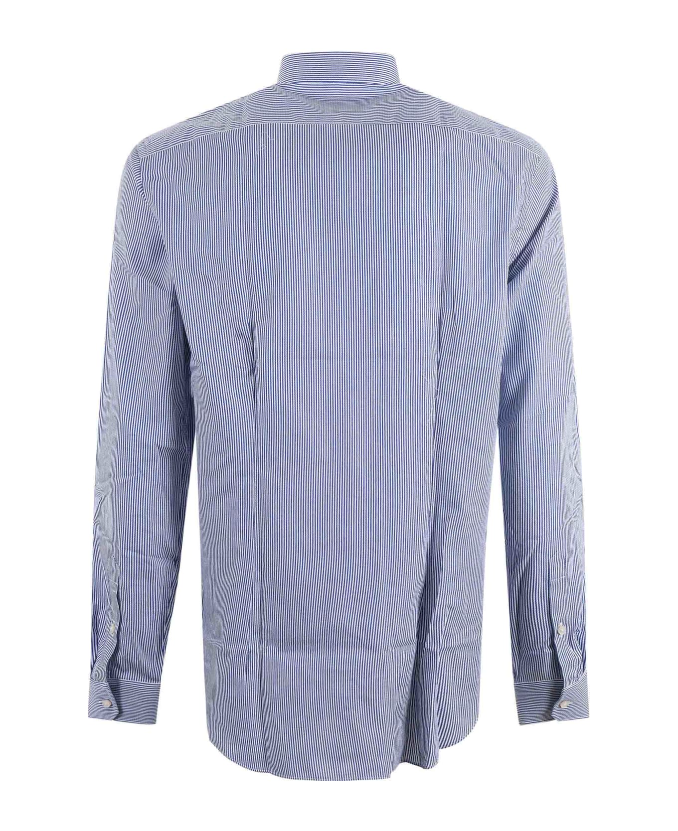 Xacus Shirt - Bianco/blu