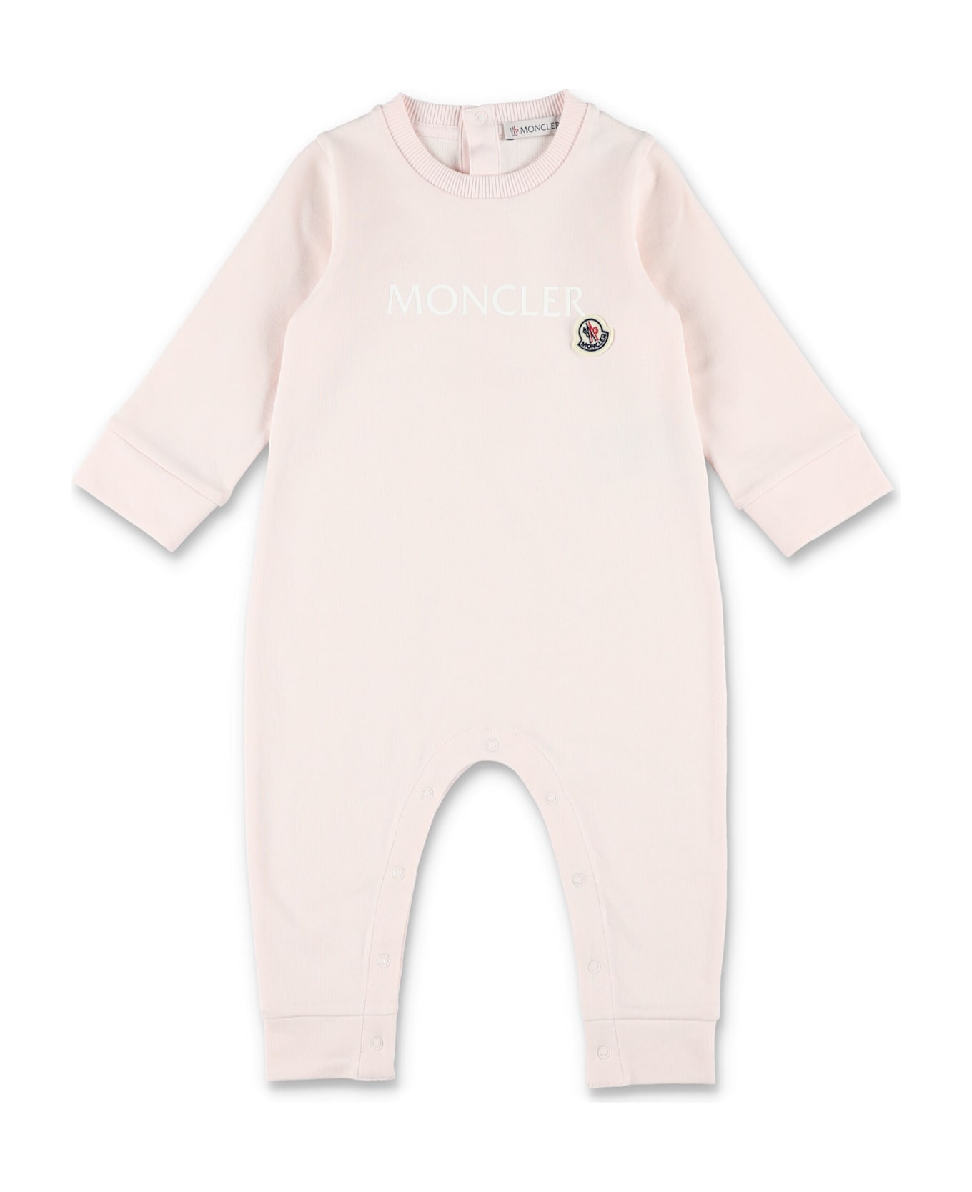Moncler Kid - Logo Print Cotton Baby Grow