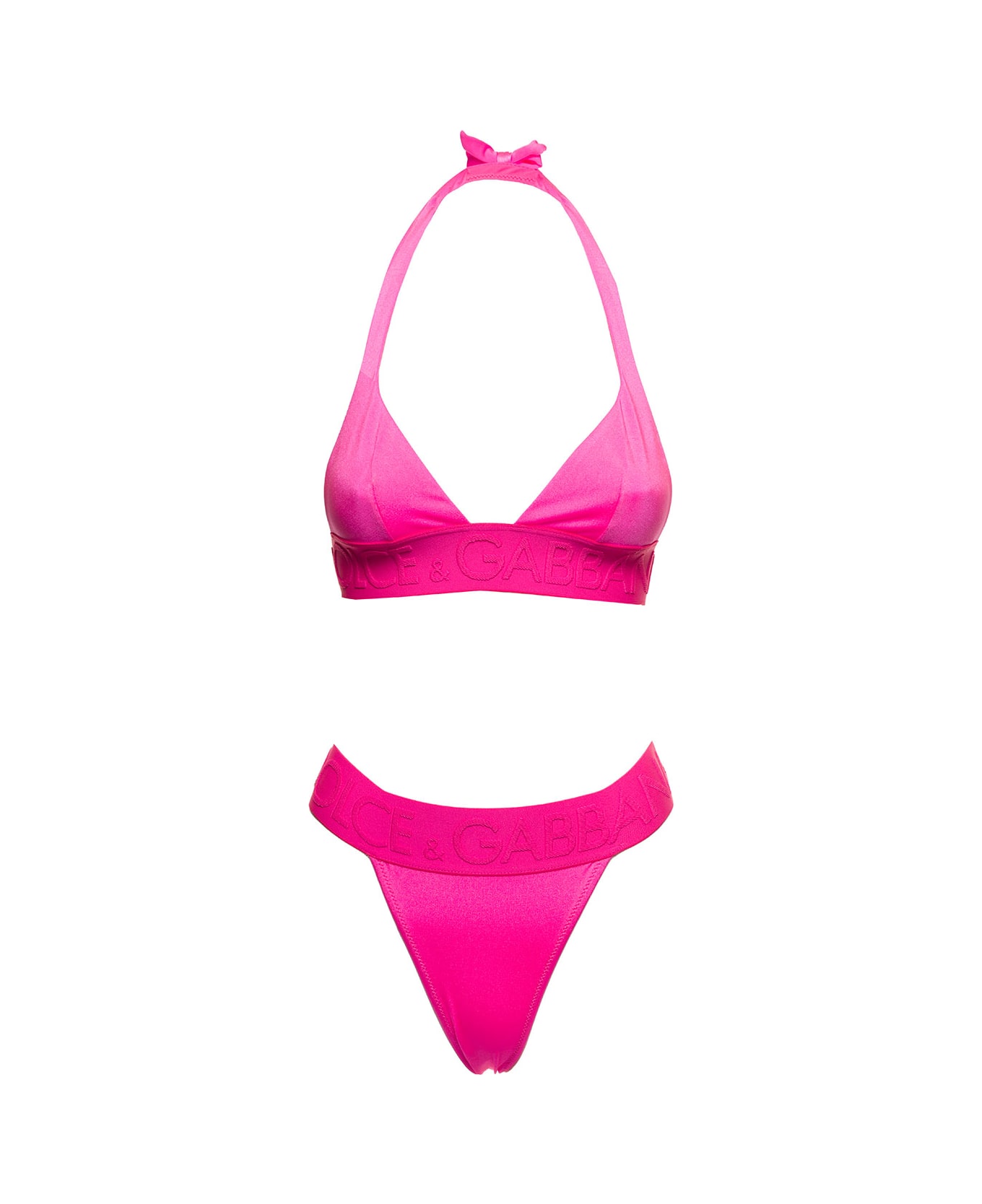 Dolce & Gabbana Triangolo+tanga - Fucsia