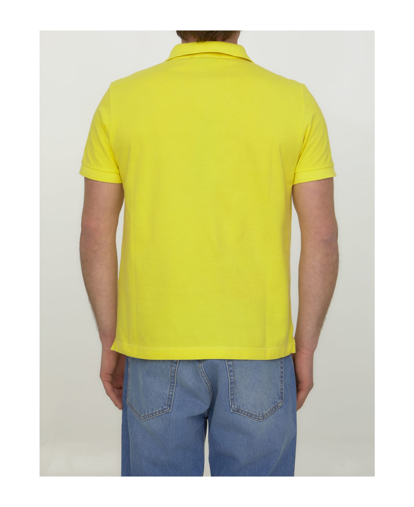 Stone Island Yellow Compass Polo Shirt | italist