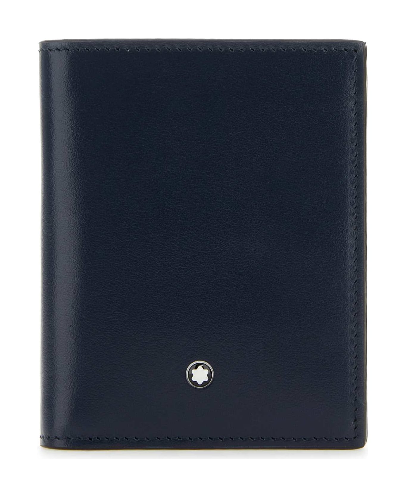 Montblanc Blue Leather Wallet - INKBLUE