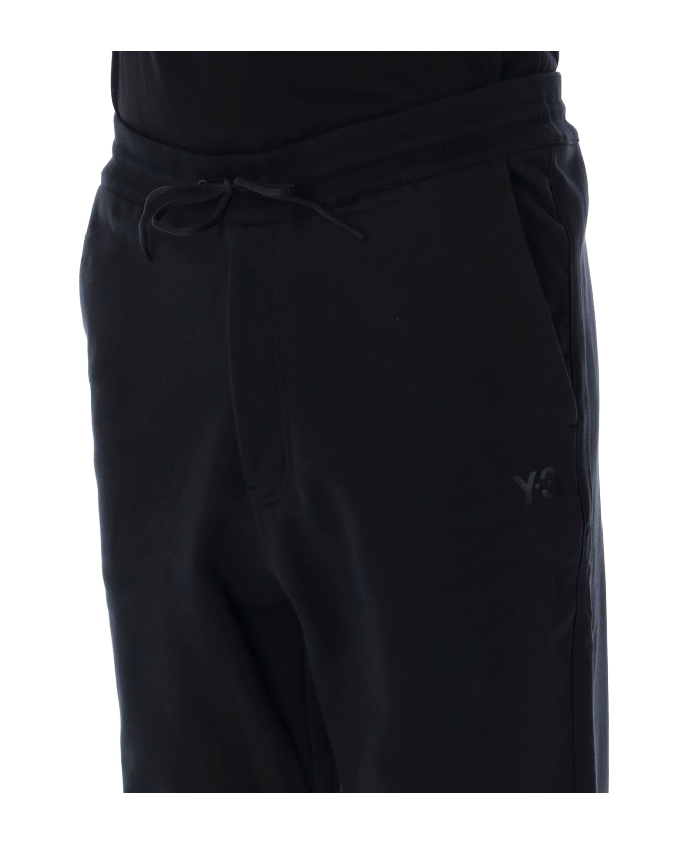 Y-3 Logo Sweatpants - BLACK