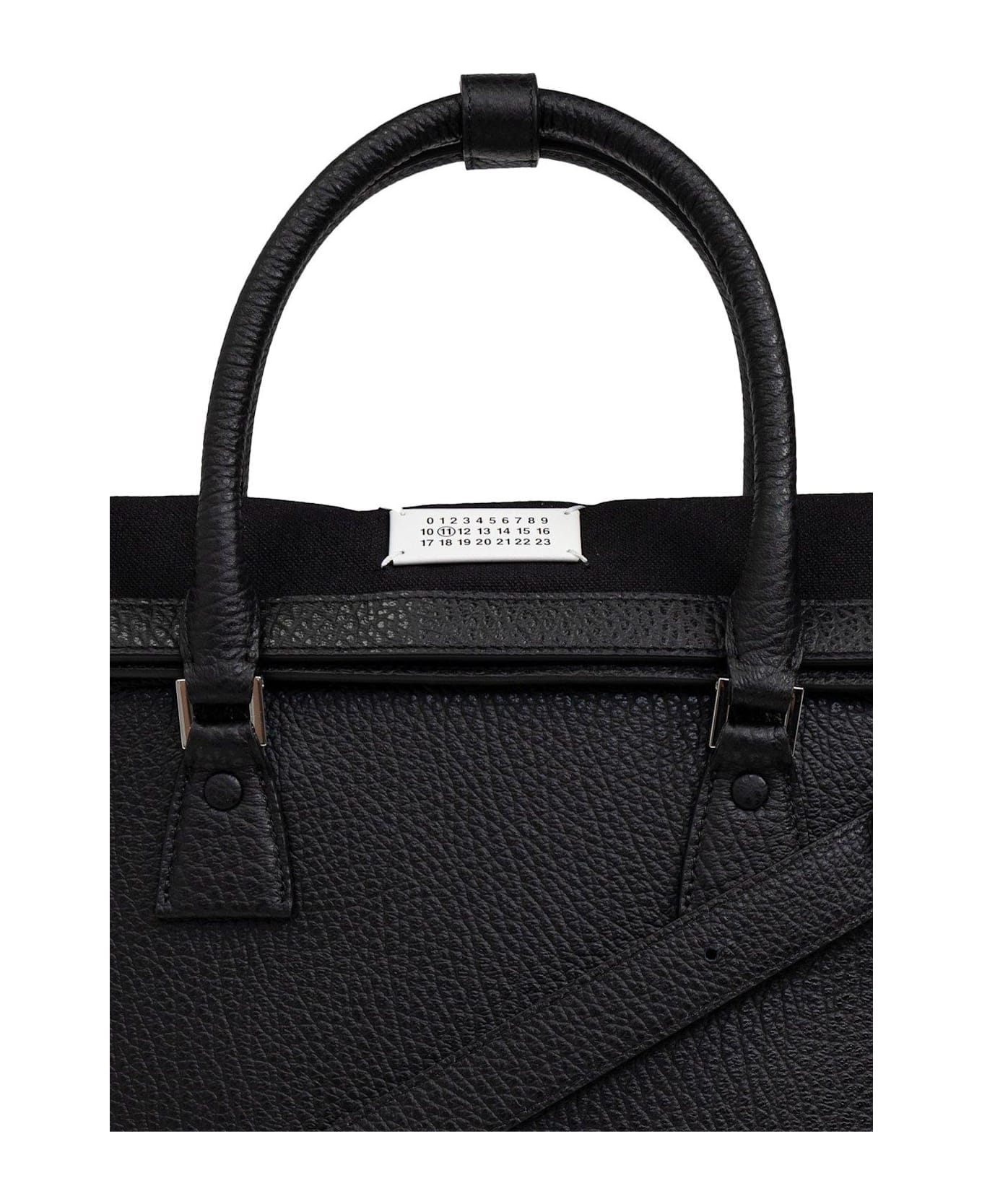 Maison Margiela Logo Patch Tote Bag - Black