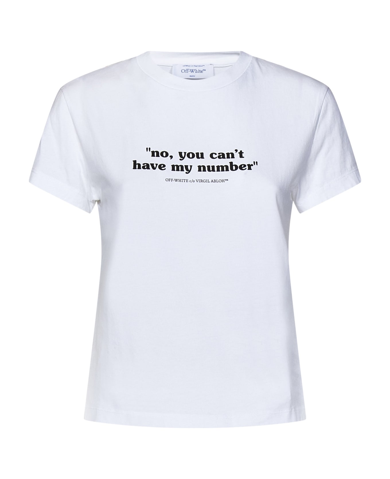 Off-White 'quote Number' T-shirt - White