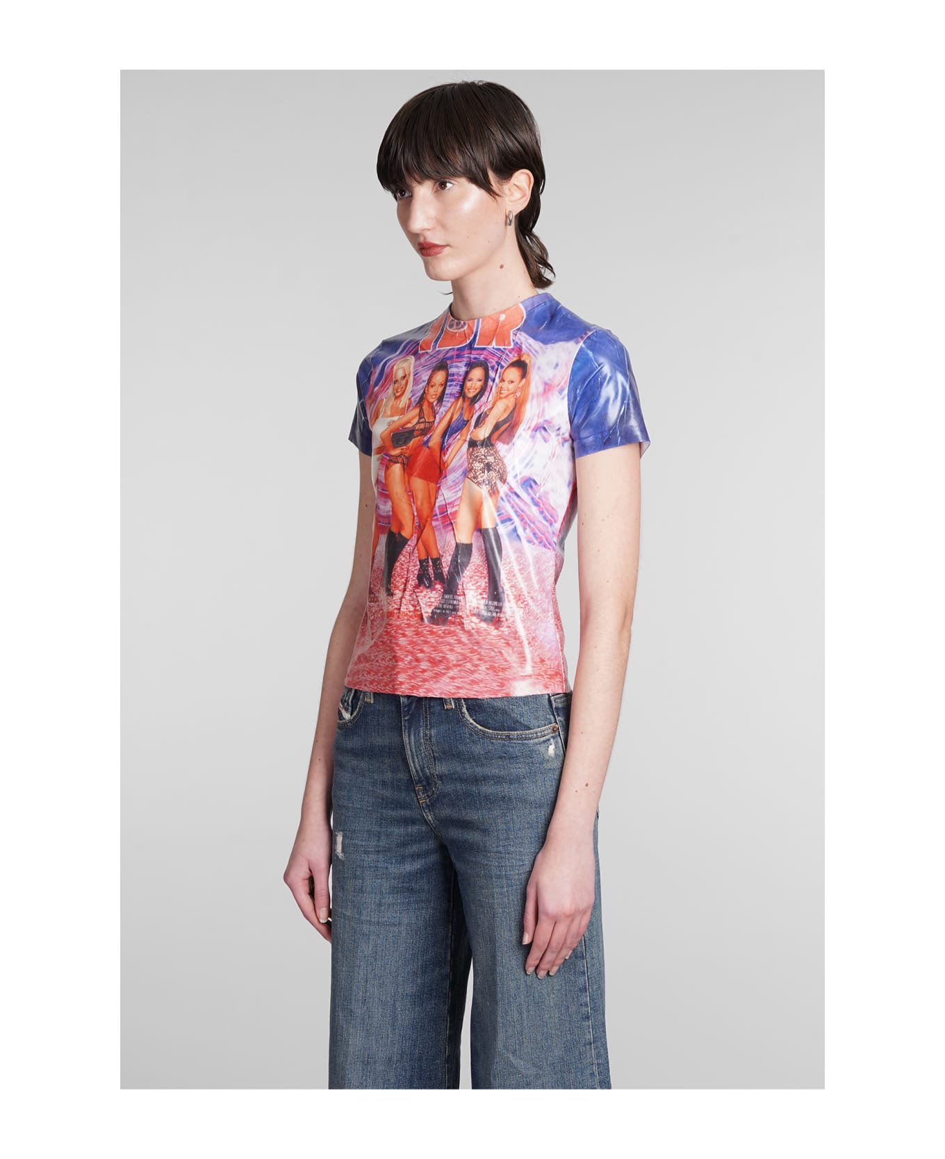 Diesel T-shirt In Multicolor Polyester - multicolor
