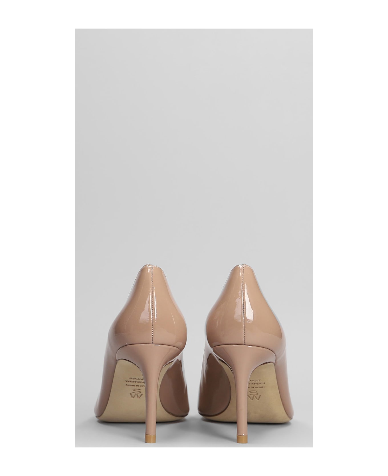 Stuart Weitzman Stuart Power 75 Pumps In Rose-pink Patent Leather - rose-pink