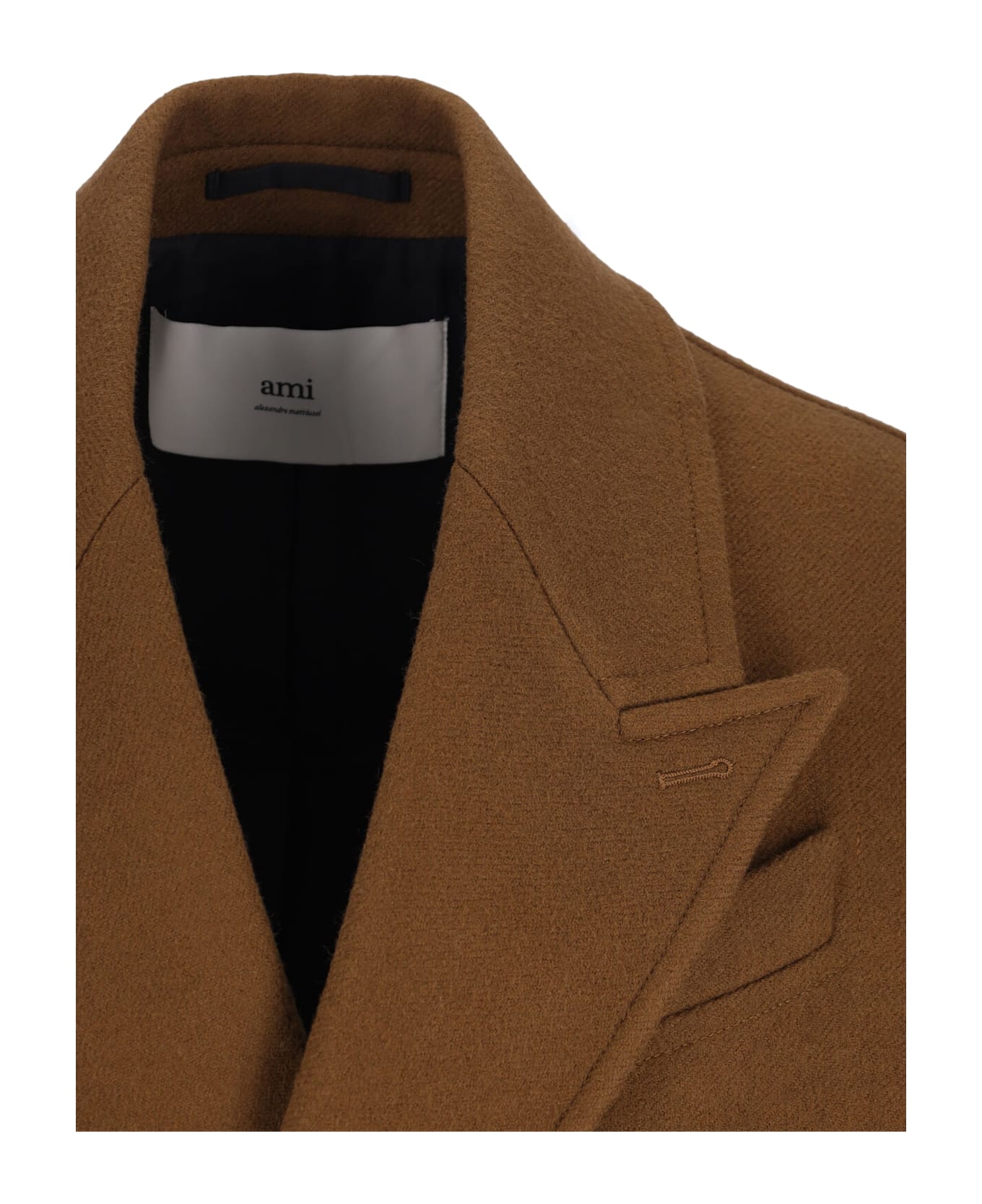 Ami Alexandre Mattiussi Double-breasted Coat - Brown