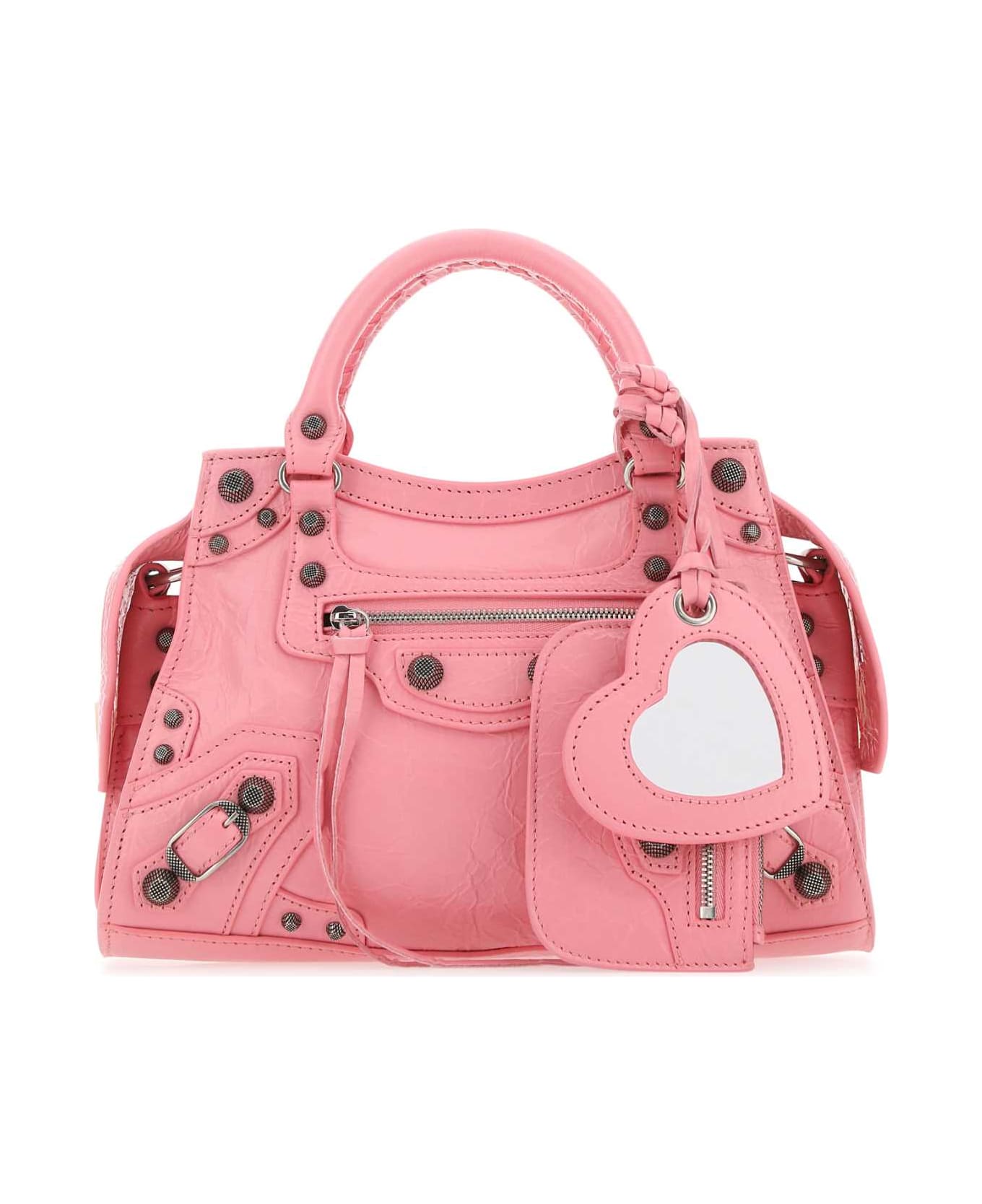 Balenciaga Pink Nappa Leather Neo Cagole Xs Handbag - SWEET PINK