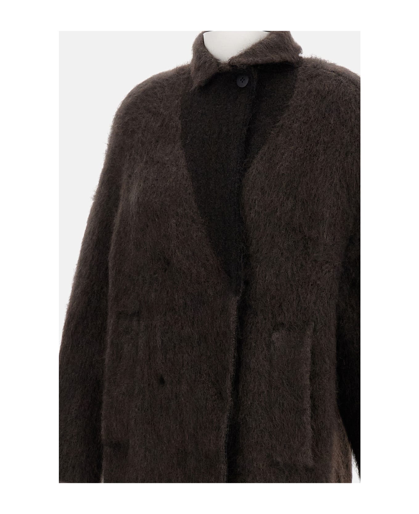Boboutic Double-breasted Coat - Brown