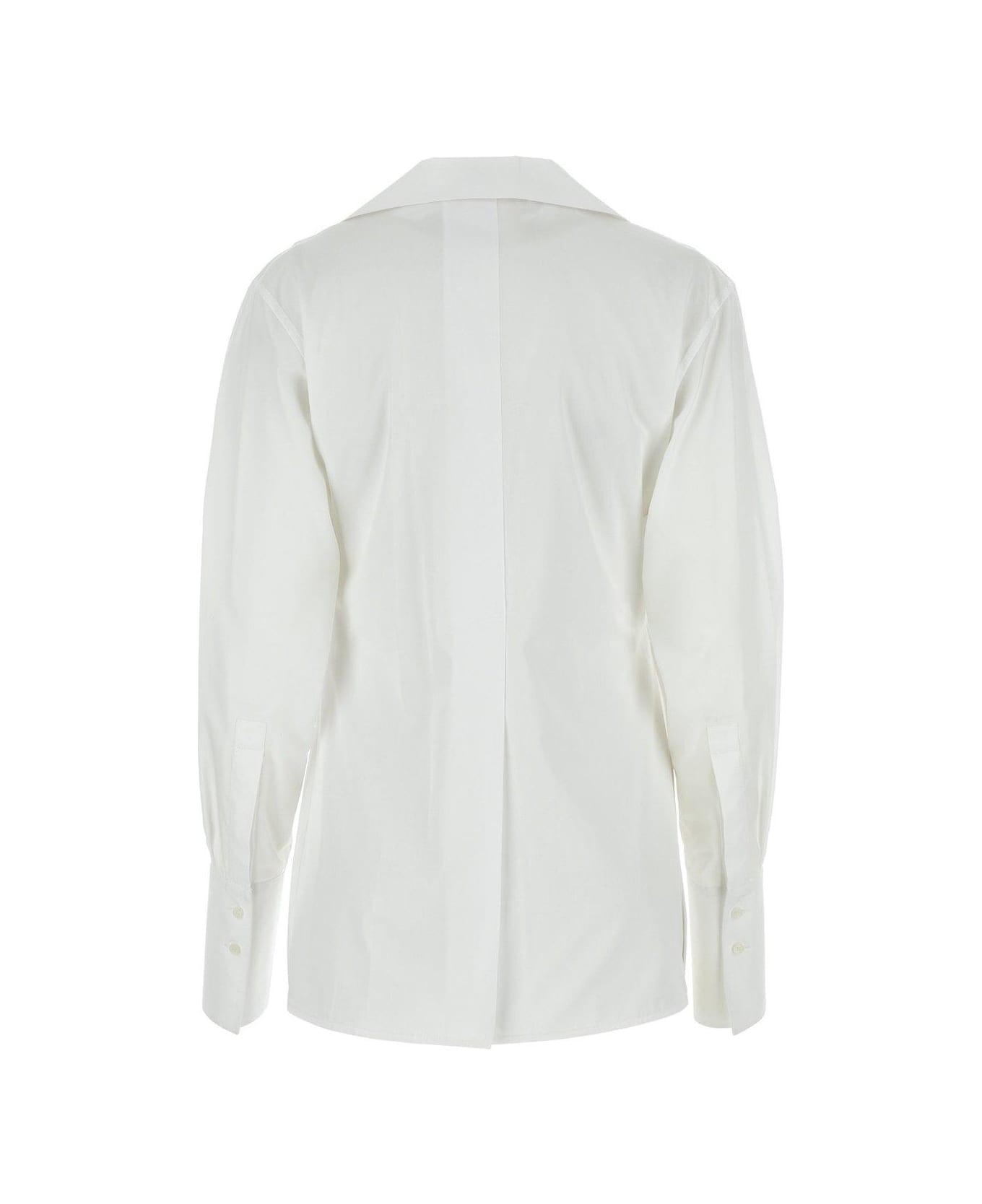Givenchy Wrap Poplin Shirt - WHITE