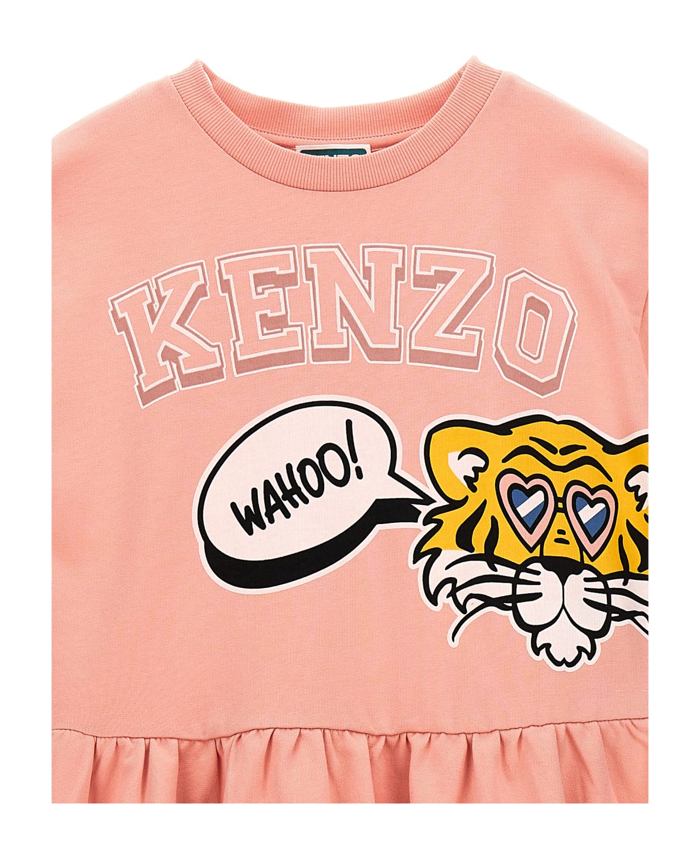 Kenzo Kids Printed Dress - Pink