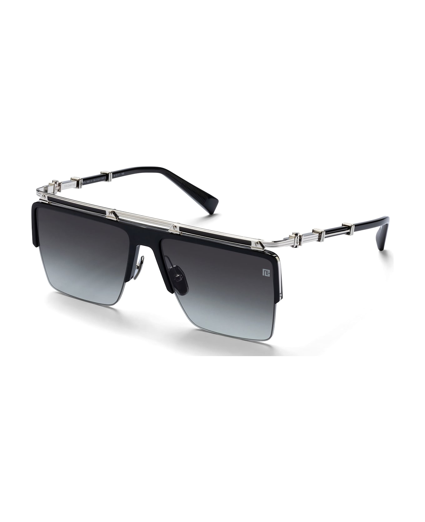 Balmain Triomphe - Black / Silver Sunglasses - Silver