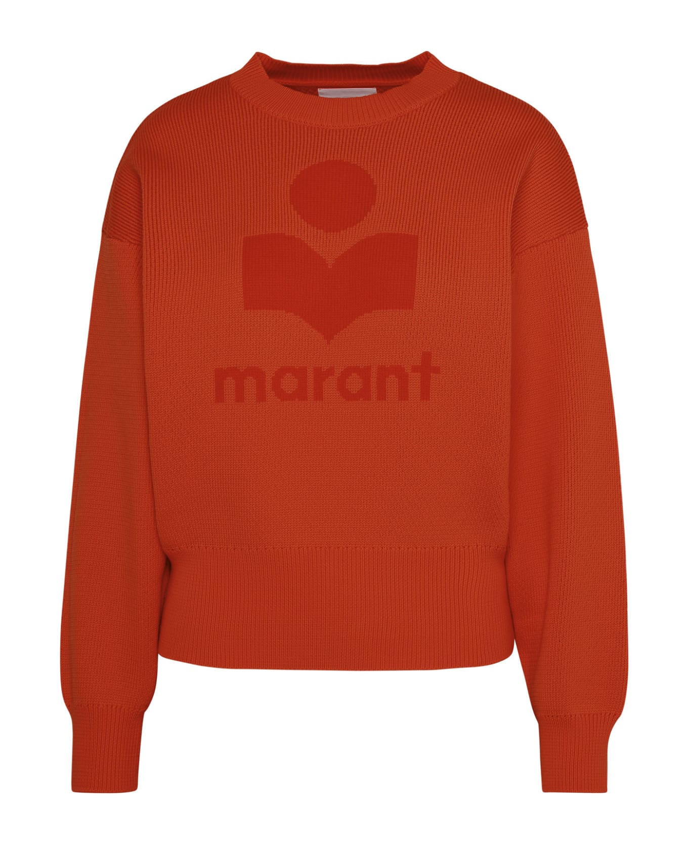 Marant Étoile Orange Cotton Blend 'ailys' Sweater - Orange
