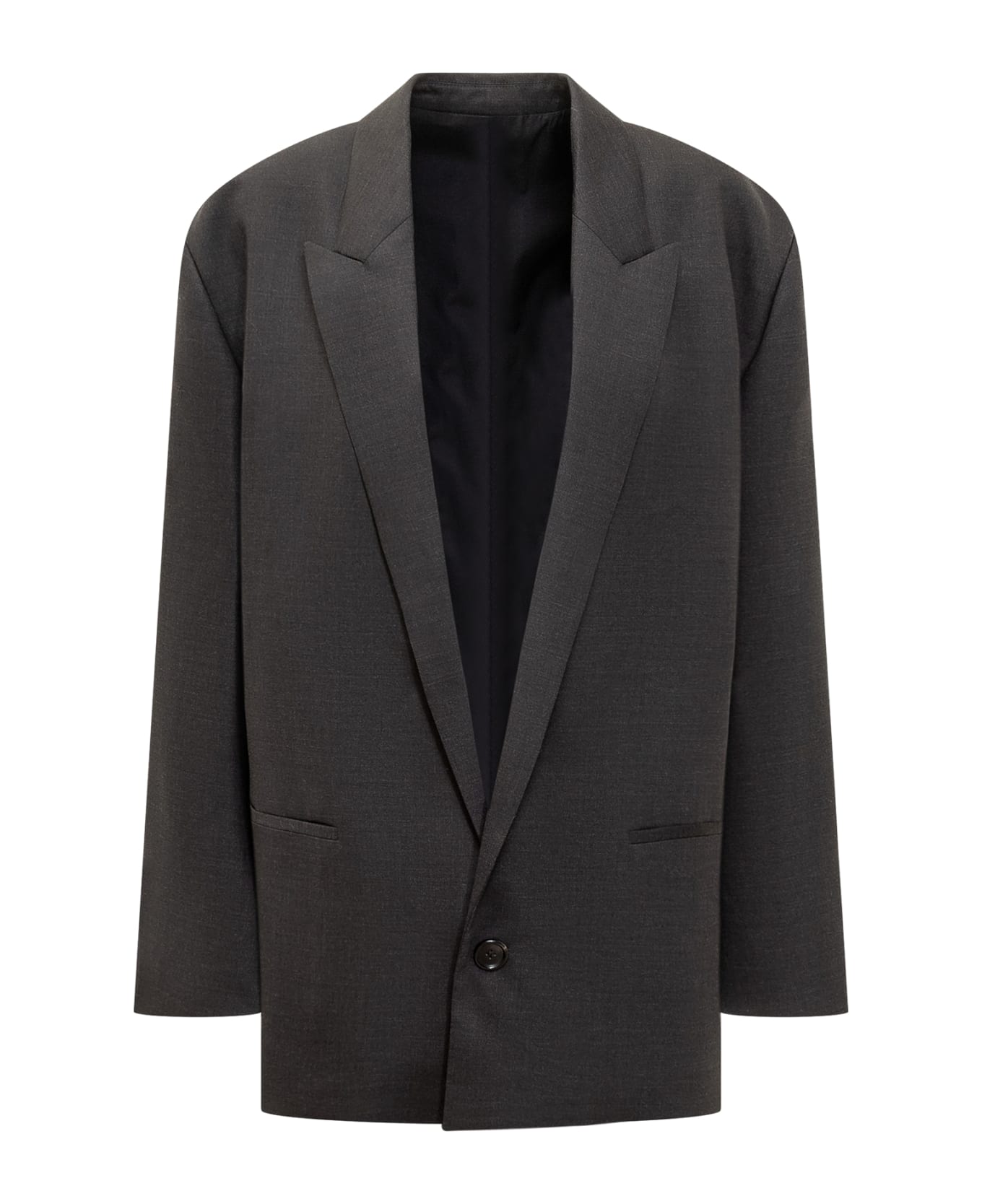 Philosophy di Lorenzo Serafini Tropical Wool Oversize Blazer - GRIGIO