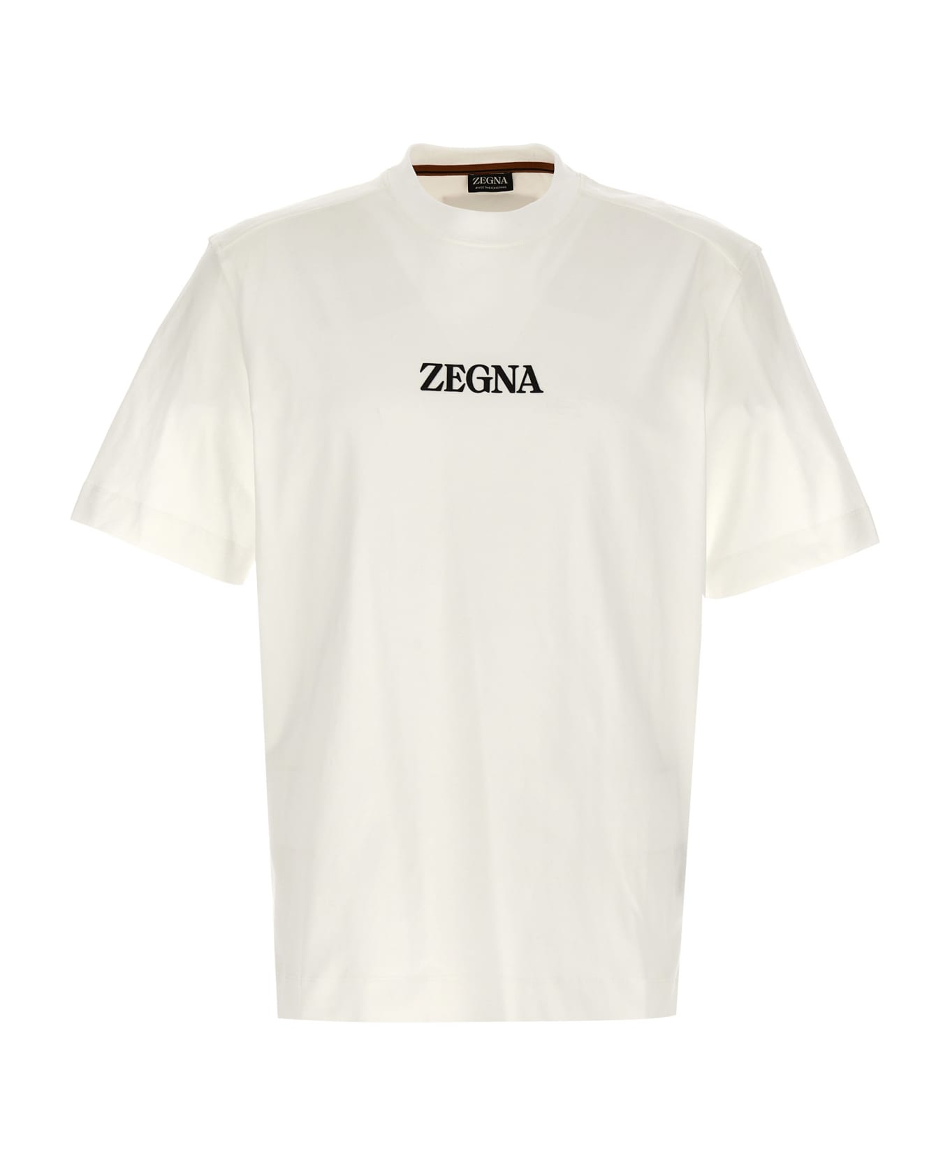Zegna Logo T-shirt - White