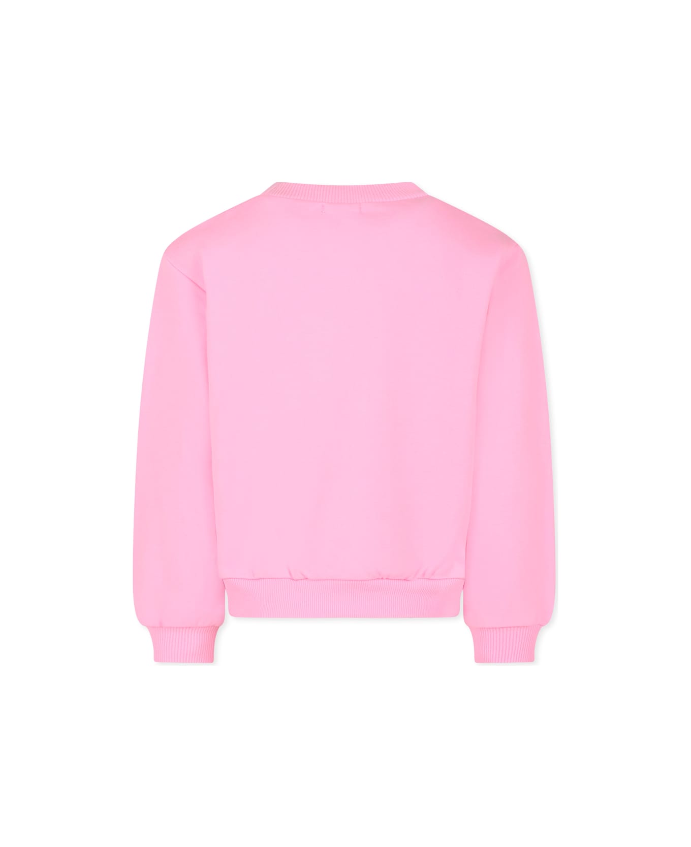 Billieblush Pink Sweatshirt For Girl With Writing - Pink