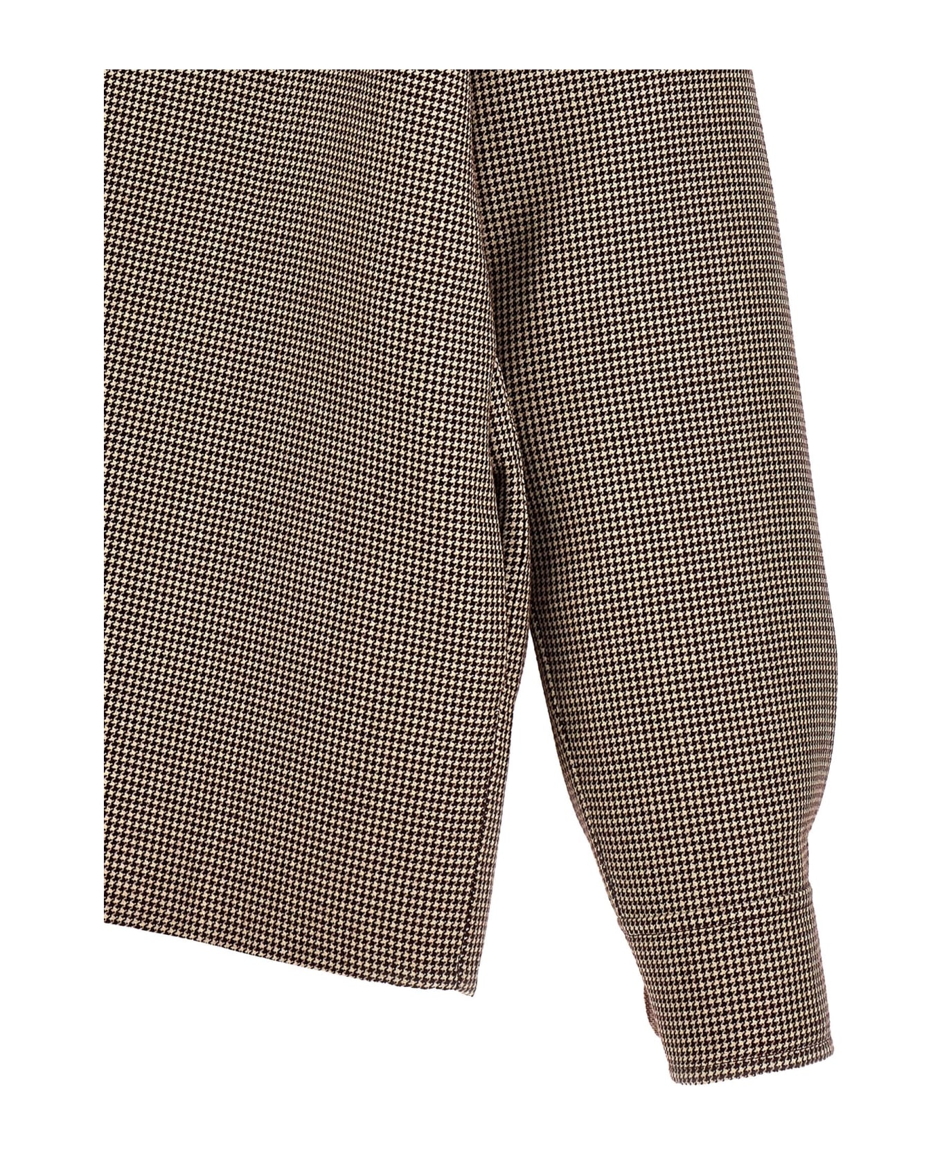 Marni Houndstooth Jacket - Black cherry