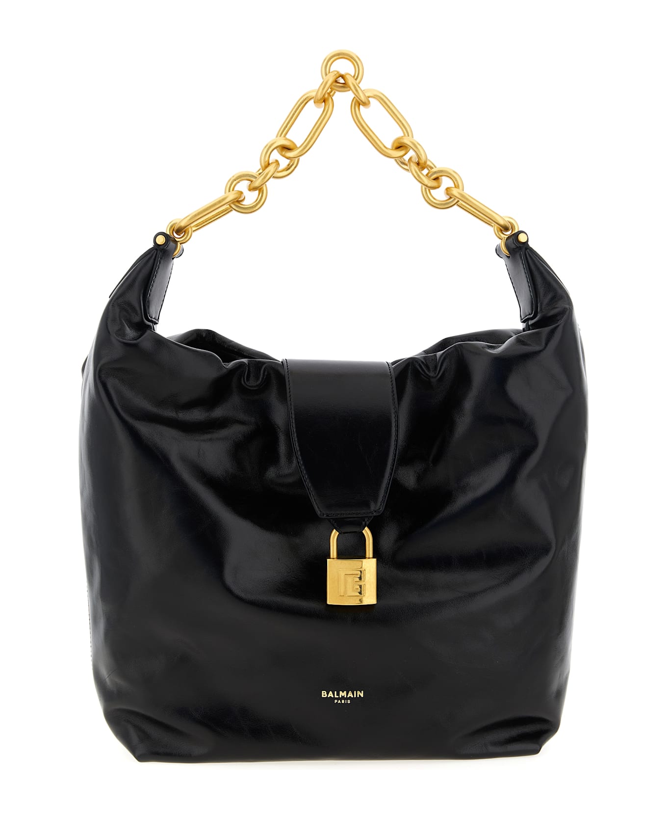 Balmain 
sync Hobo
 Shoulder Bag - Black  
