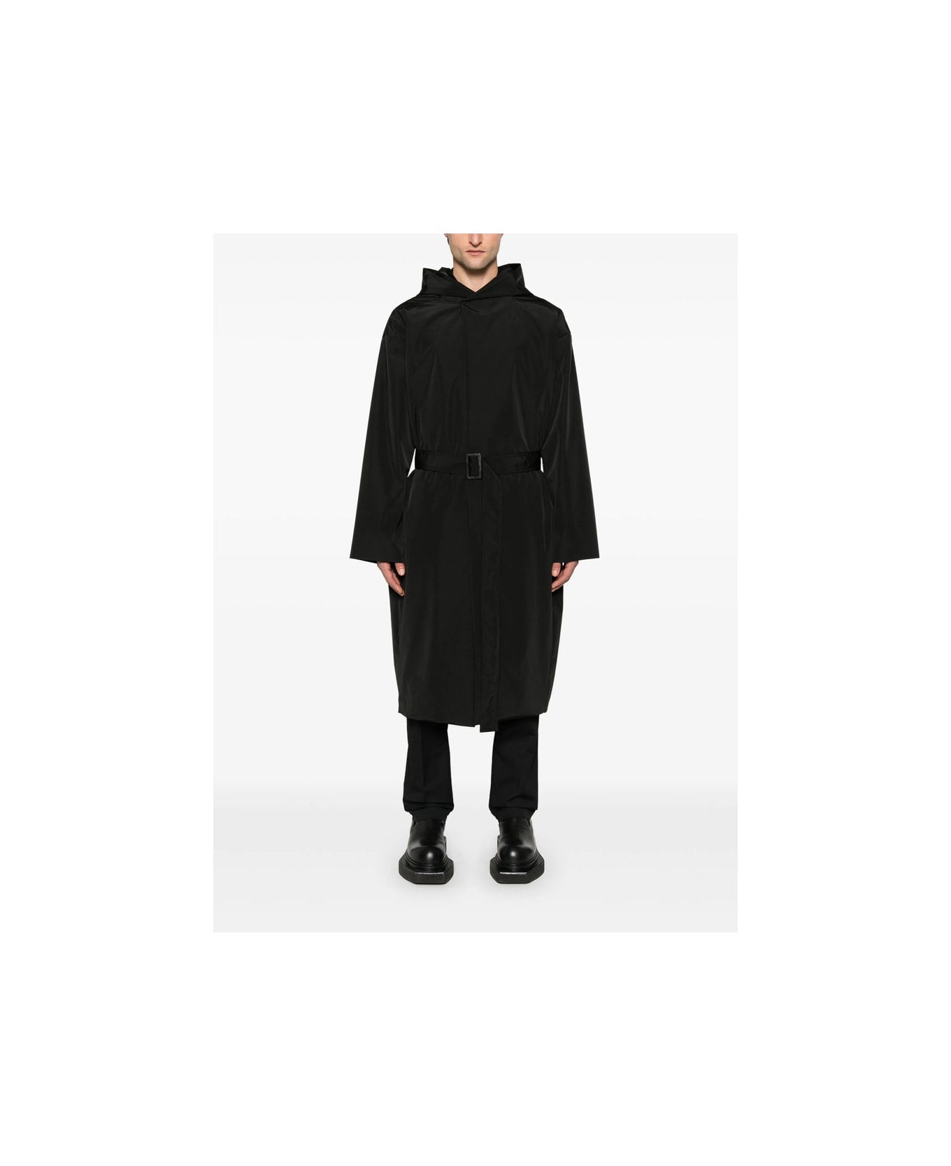 Rick Owens Coat - BLACK