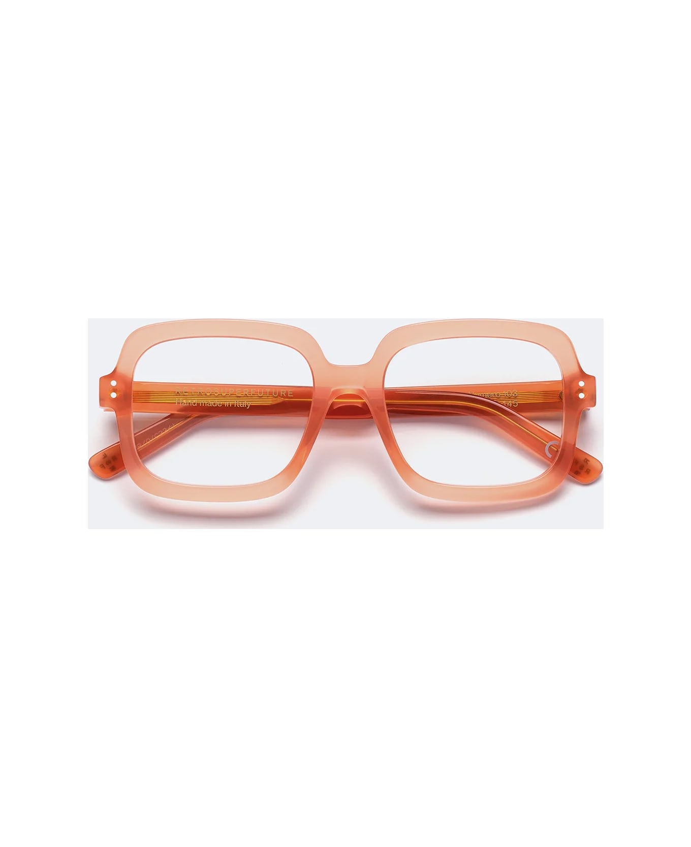 RETROSUPERFUTURE Numero 103 Rust Glasses - Arancione