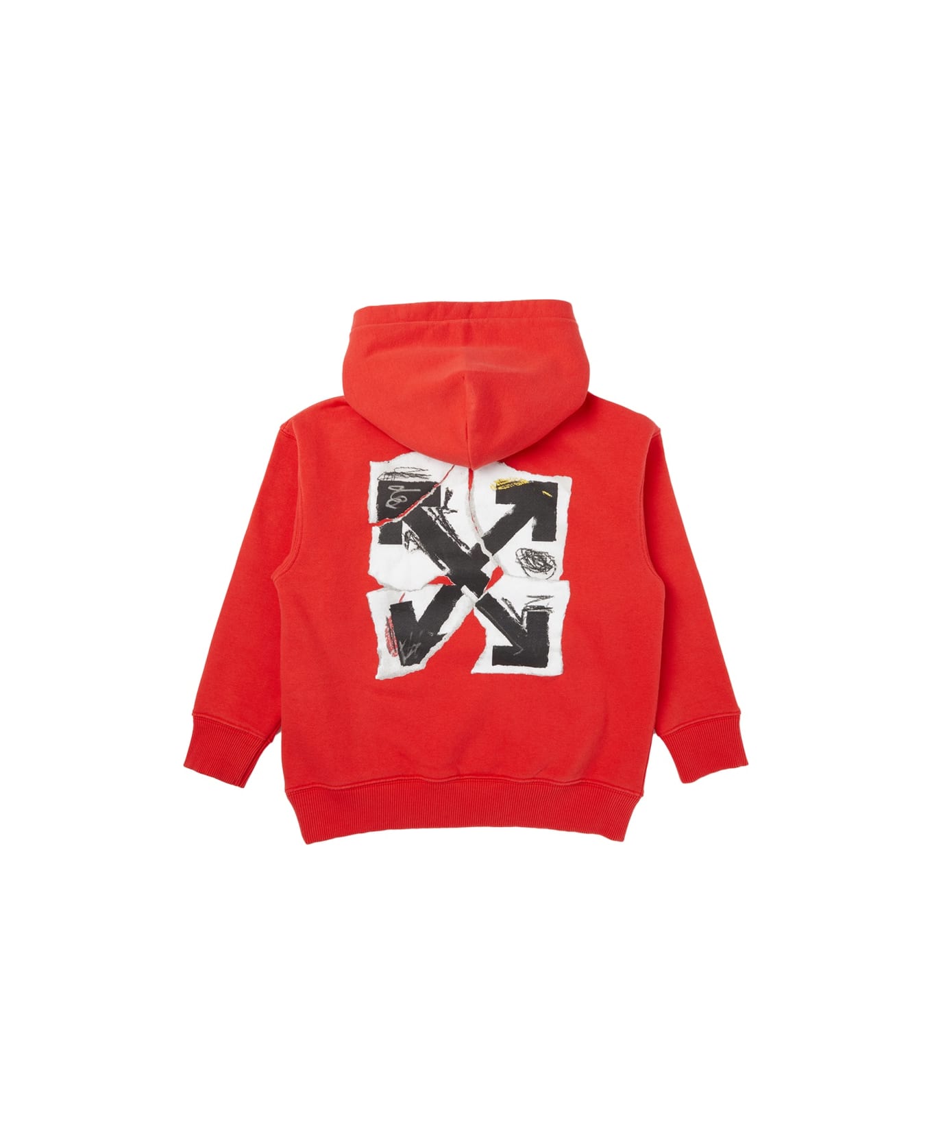 Off-White Sweatshirt With Logo - RED
