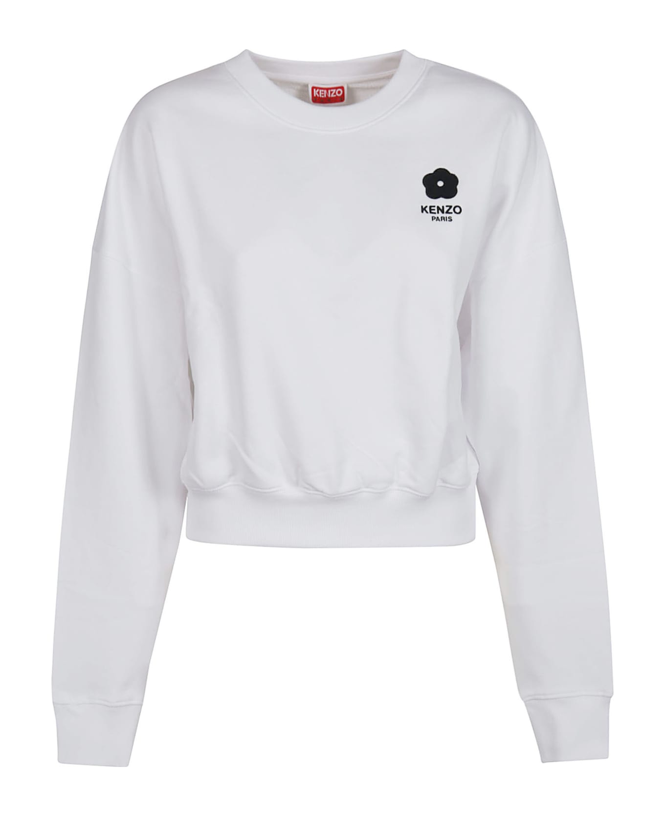 Kenzo Boke 2.0 Cropped Sweatshirt - Blanc