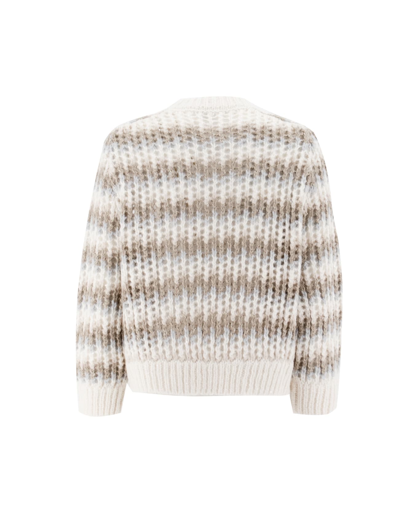 Peserico Sweater - BEIGE  BIANCO  TORTORA