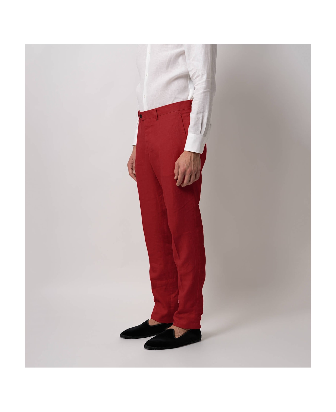 Larusmiani Levante Trousers Pants - Red