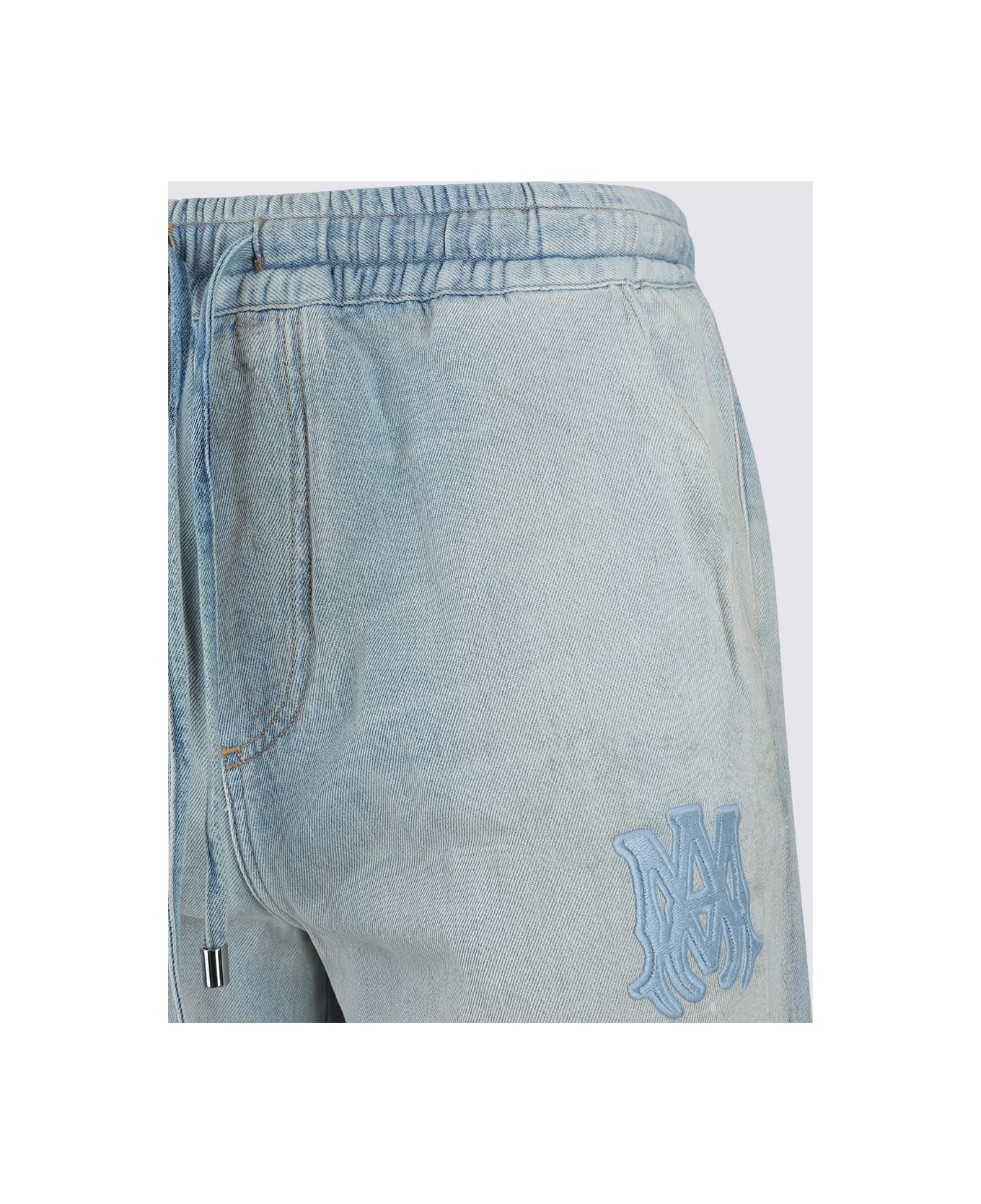 AMIRI Light Blue Cotton Jeans - PERFECT ANTIQUE INDIGO