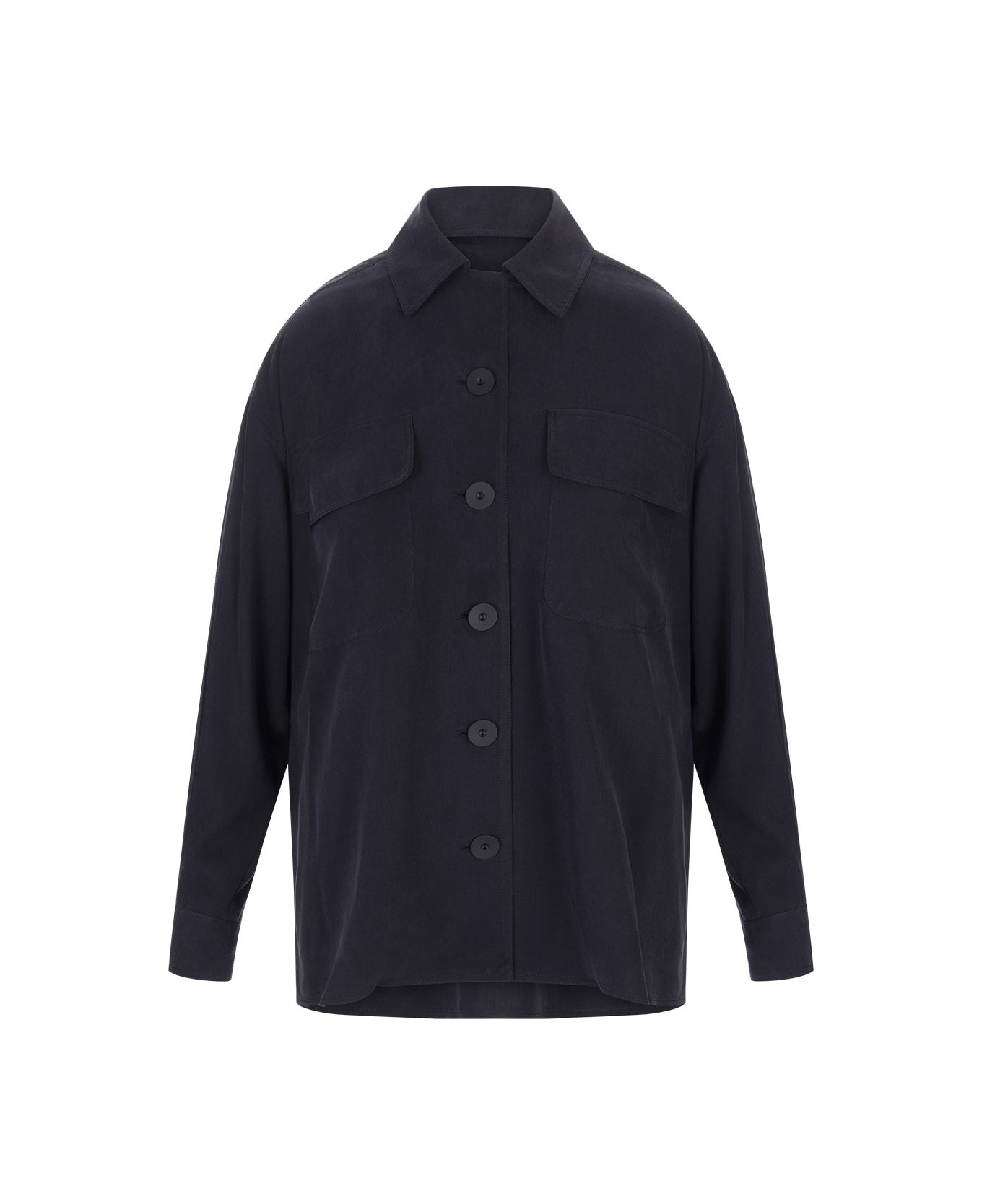 Max Mara Navy Blue Lucilla Shirt | italist